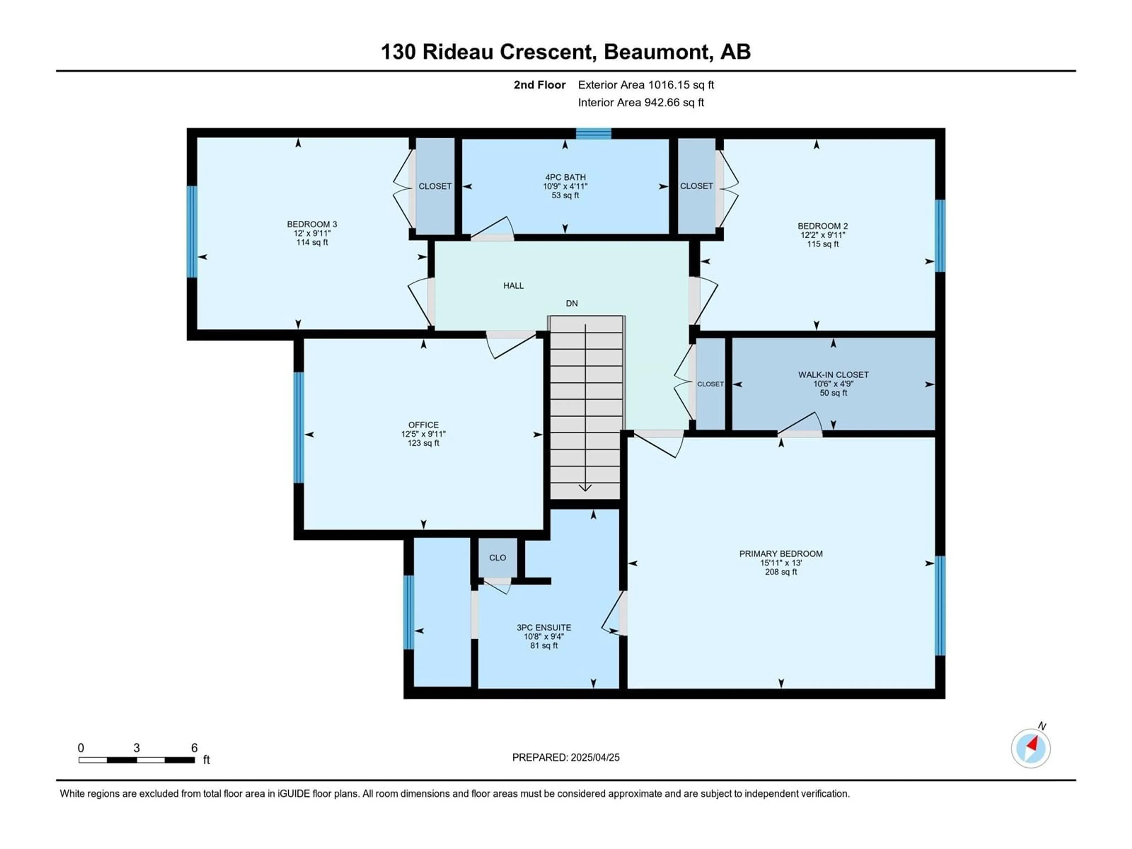 Floor plan for 130 RIDEAU CR, Beaumont Alberta T4X1Z6