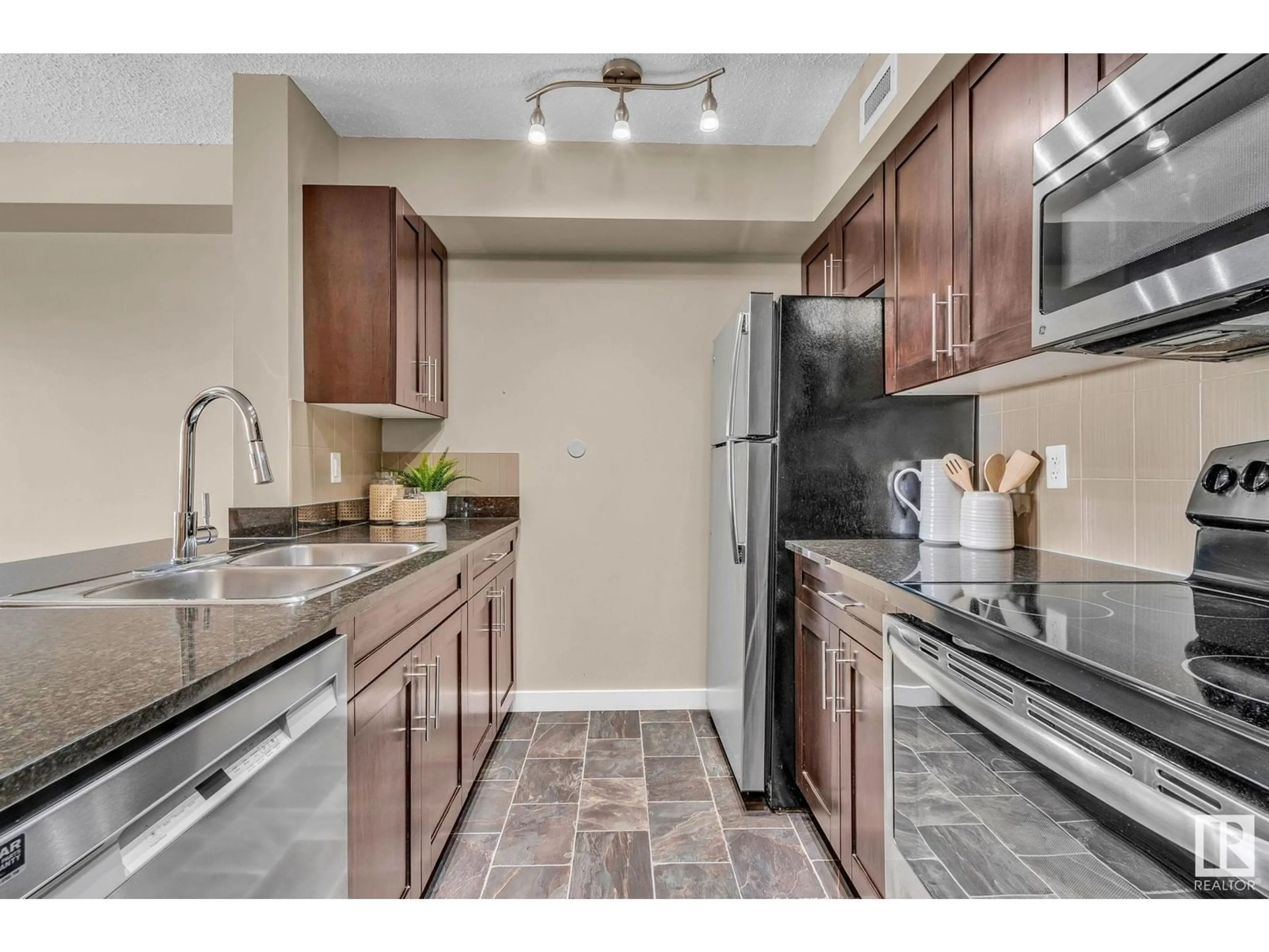 Standard kitchen, unknown for SW - 423 12025 22 AV, Edmonton Alberta T6W2Y1