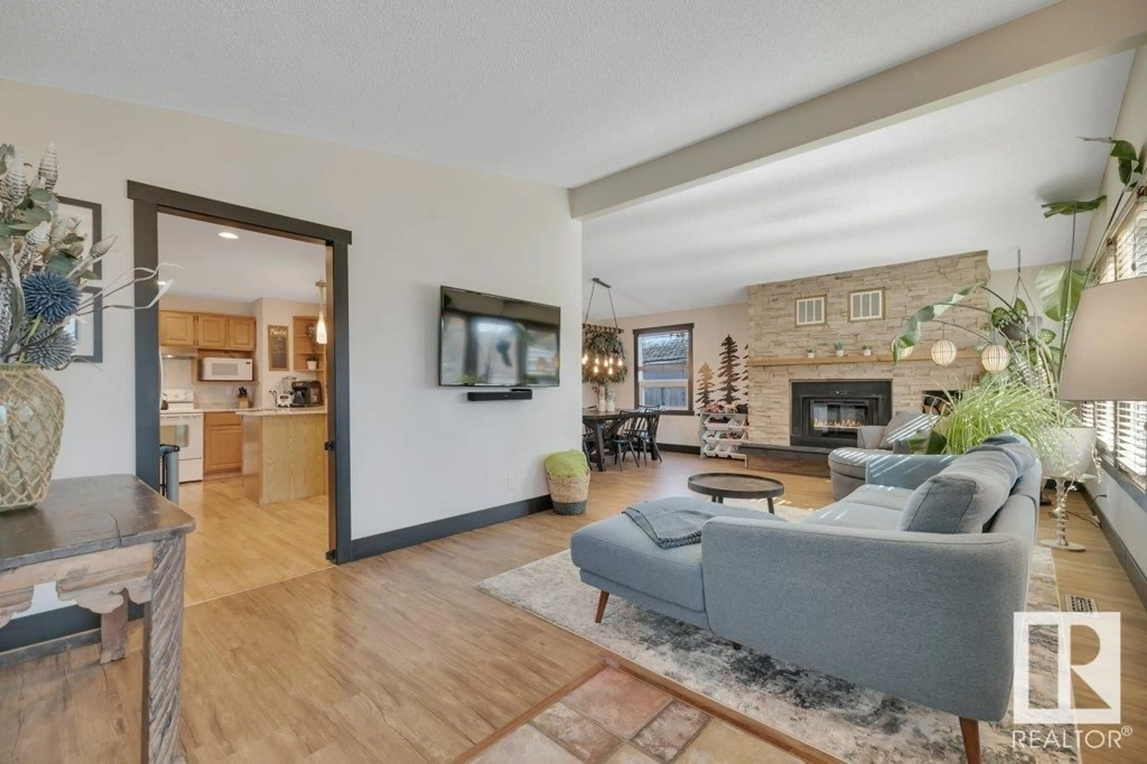 Living room with furniture, unknown for 1160 68 ST, Edmonton Alberta T6K3K4