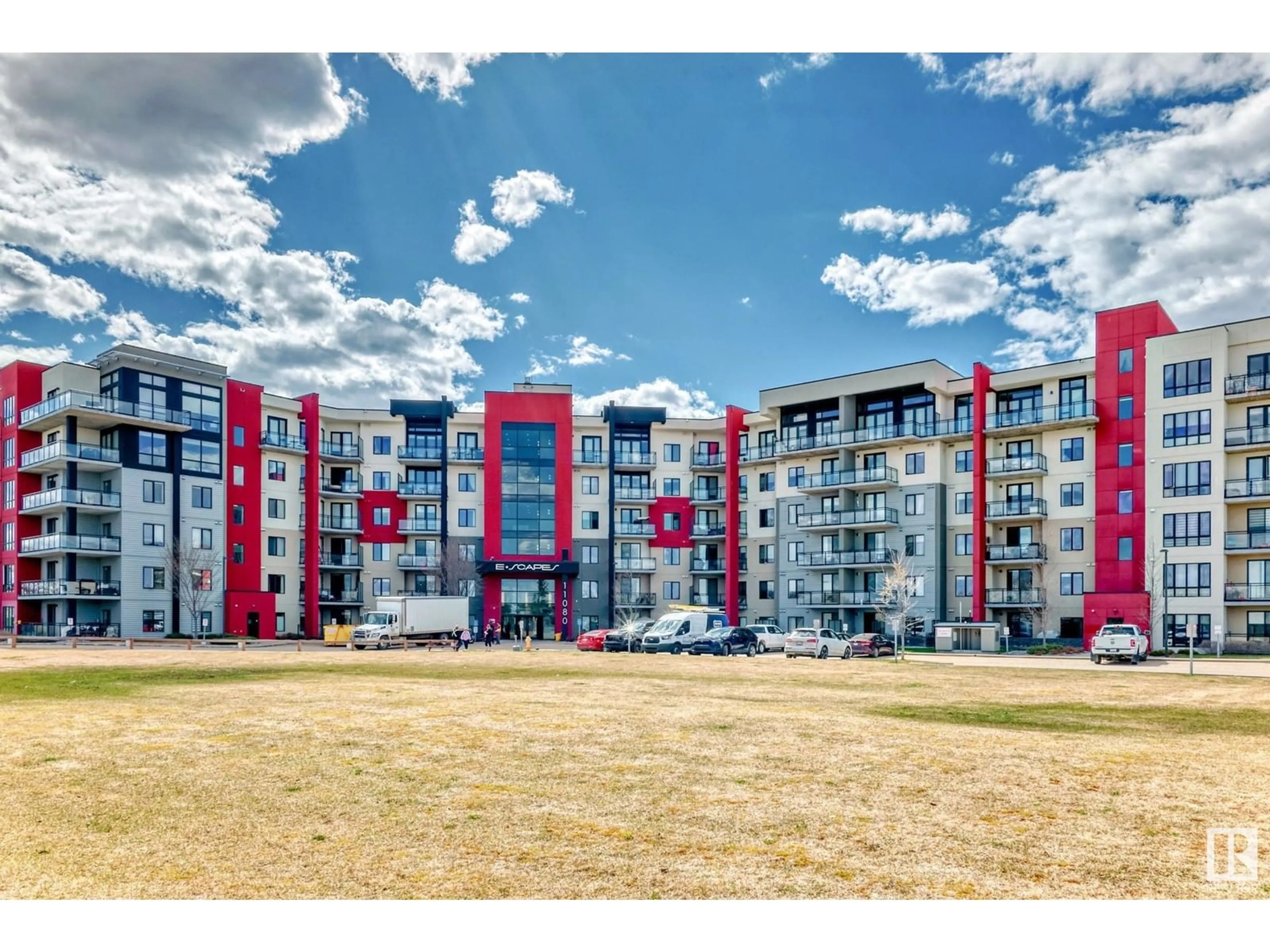 A pic from outside/outdoor area/front of a property/back of a property/a pic from drone, building for 506 - 11080 ELLERSLIE RD, Edmonton Alberta T6W2C2