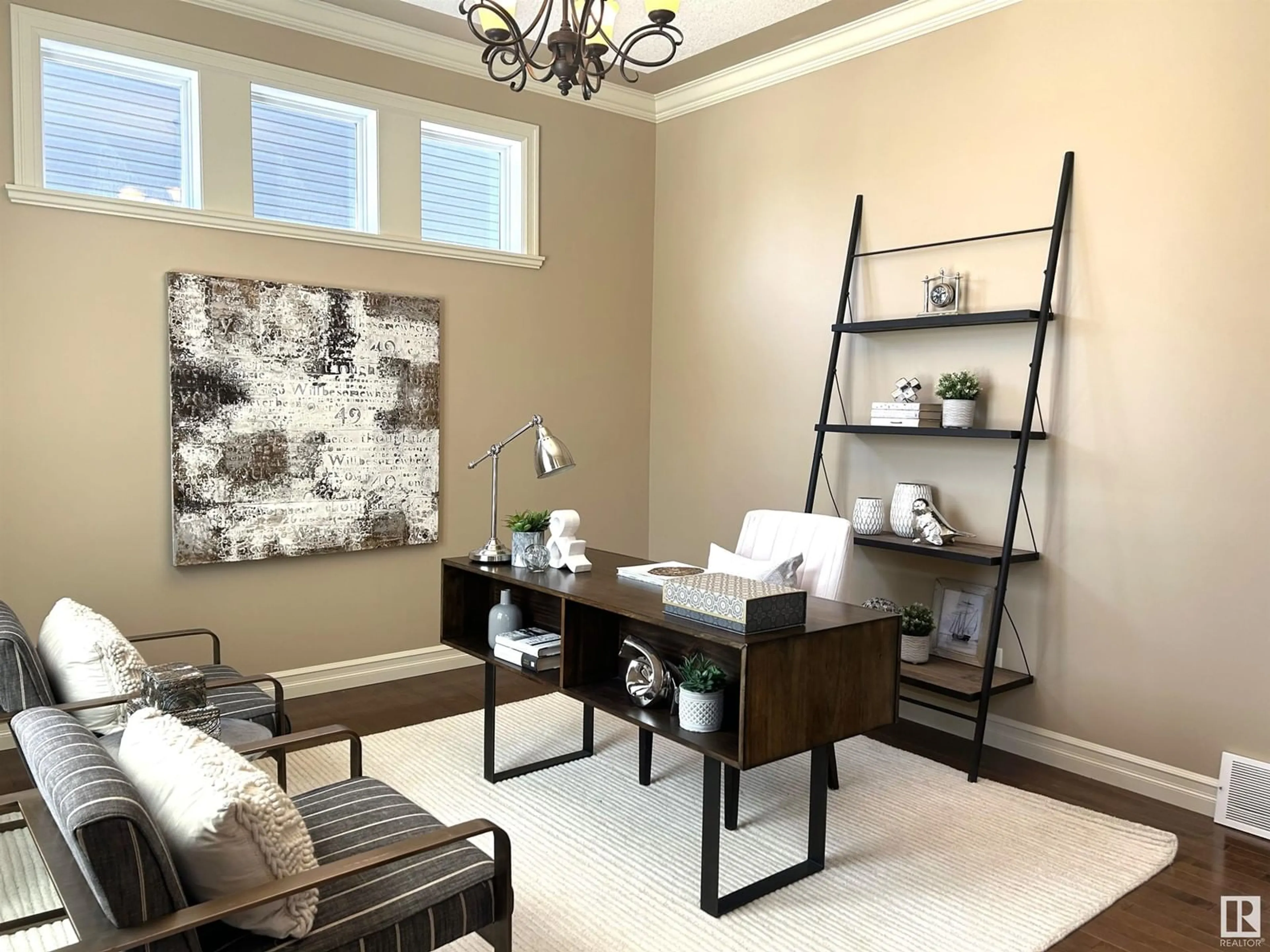 Living room with furniture, unknown for 11502 71 AV, Edmonton Alberta T6G0A7