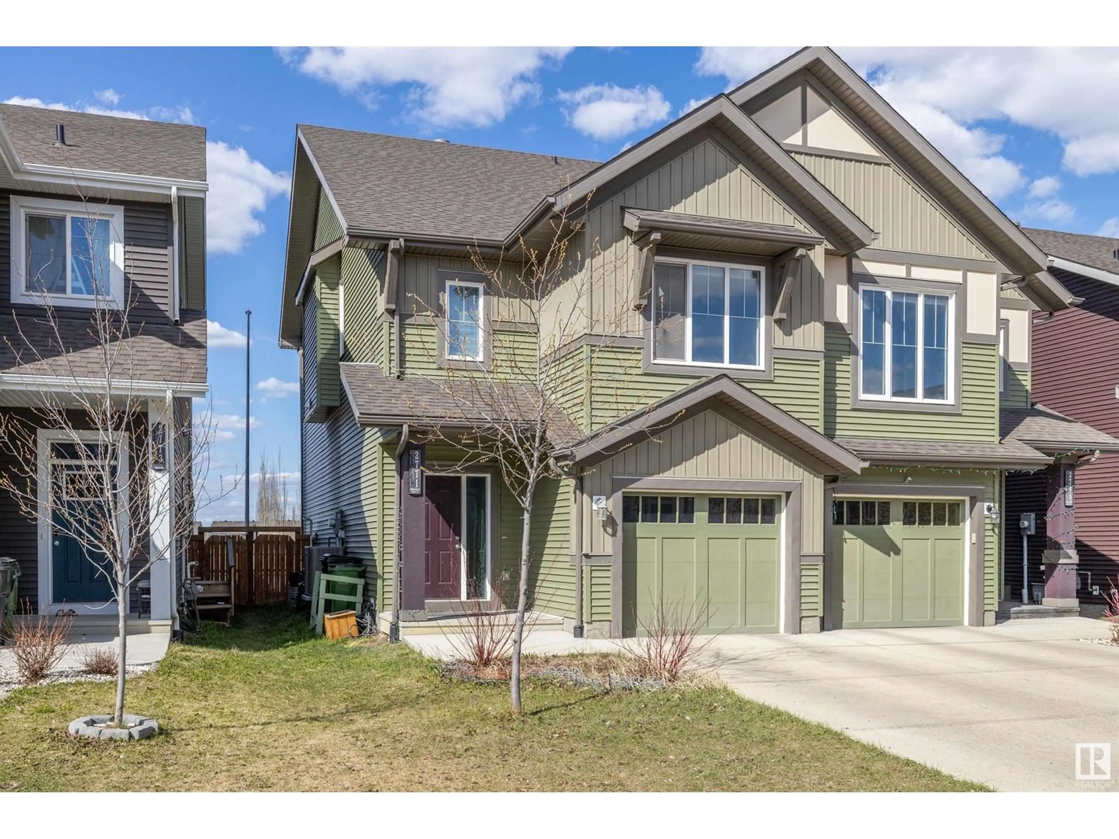 Home with vinyl exterior material, street for 2771 CHOKECHERRY PL, Edmonton Alberta T6X2J9