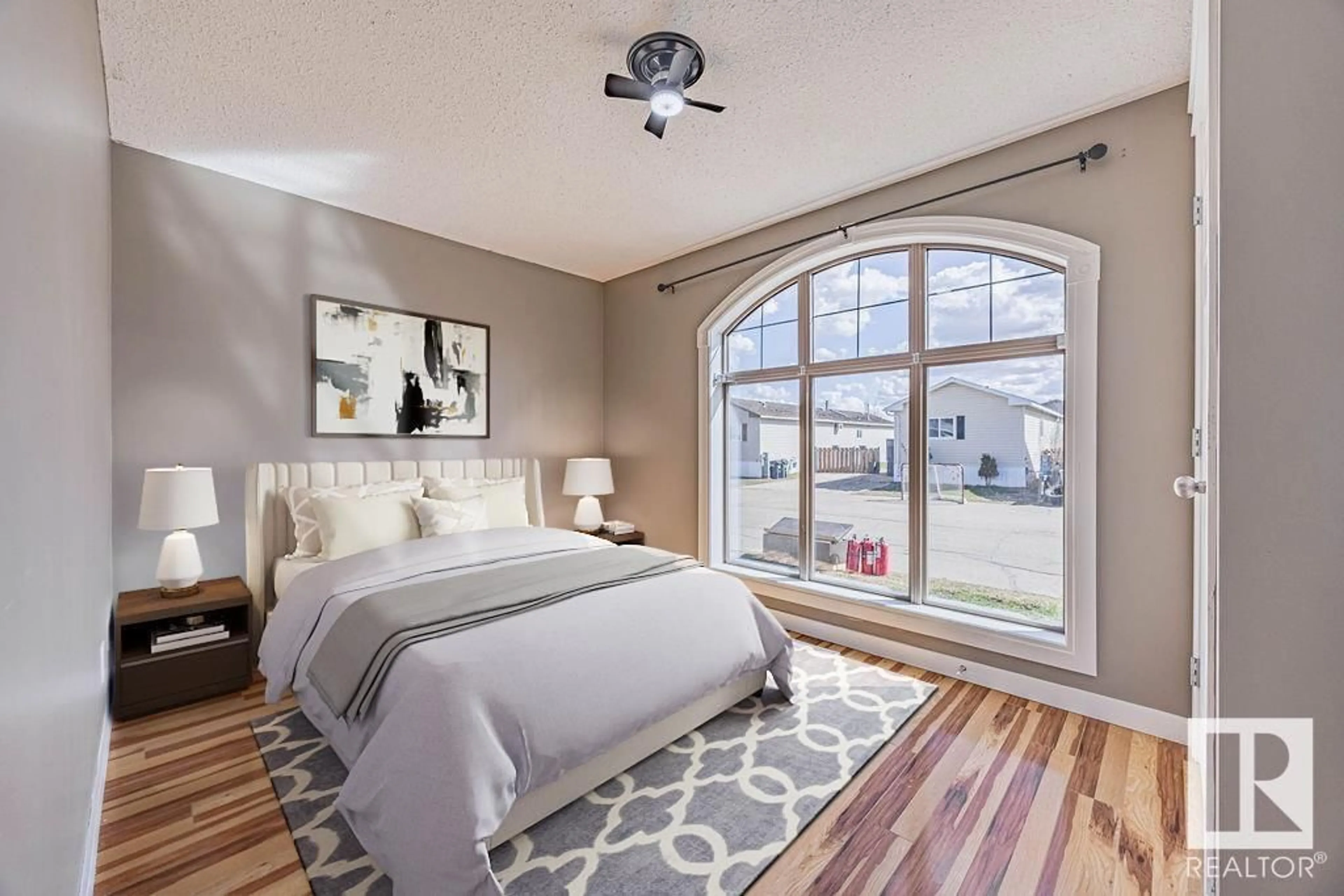 Bedroom with bed, unknown for 1438 LAKELAND VG, Sherwood Park Alberta T8H1L9