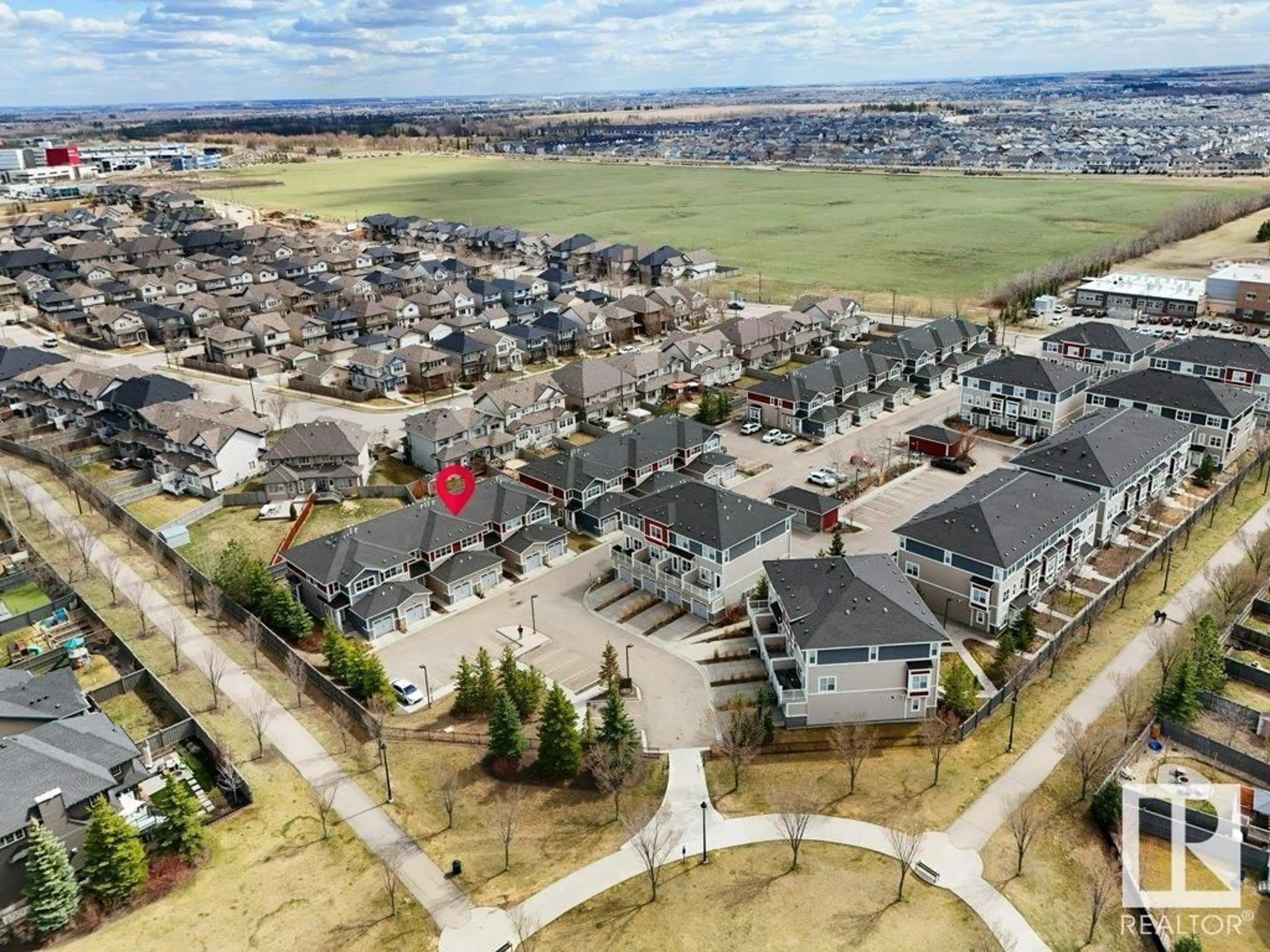 A pic from outside/outdoor area/front of a property/back of a property/a pic from drone, unknown for #21 - 3710 ALLAN DR, Edmonton Alberta T6W2C4
