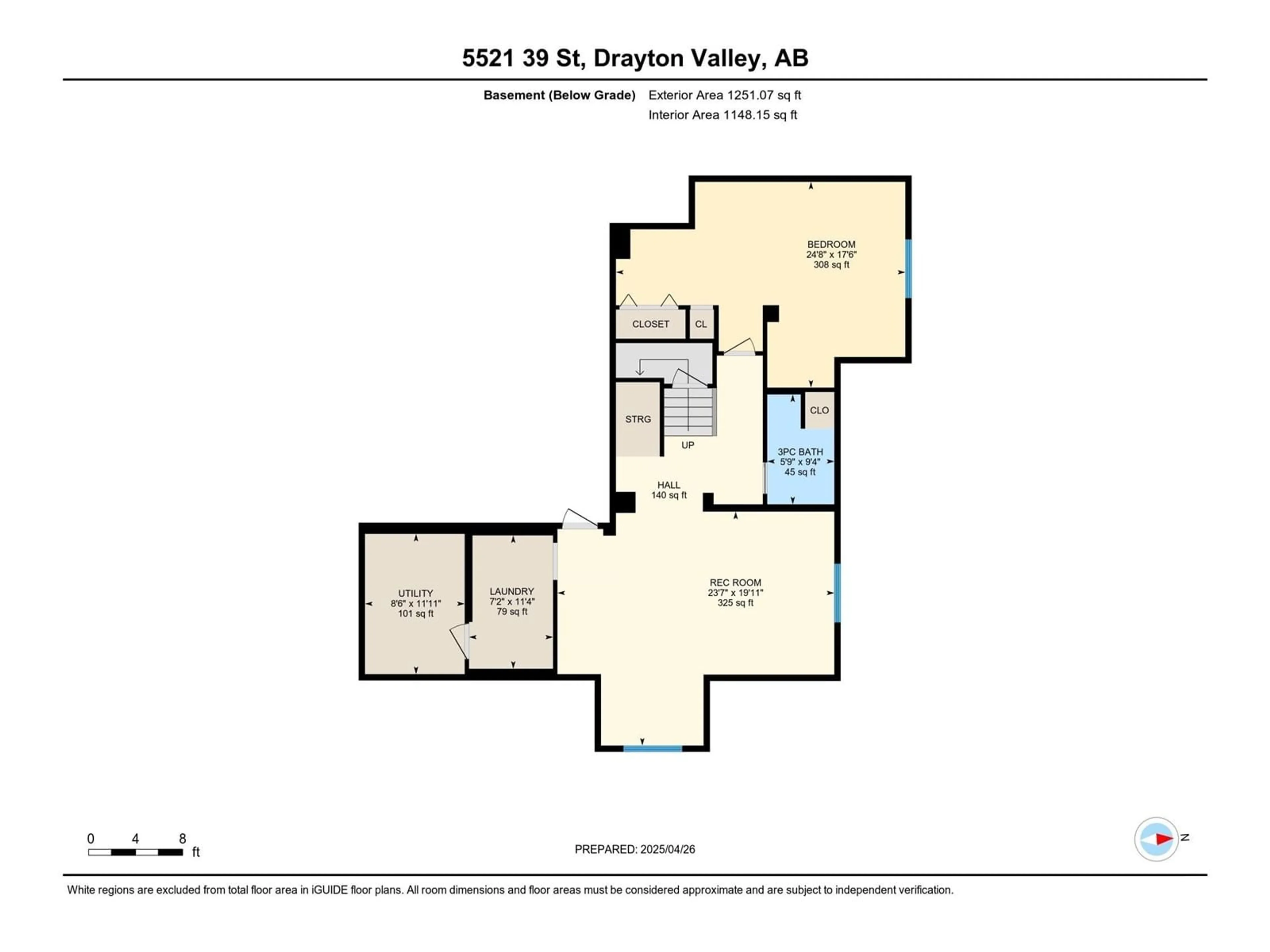 Floor plan for 5521 39 ST, Drayton Valley Alberta T7A1L6