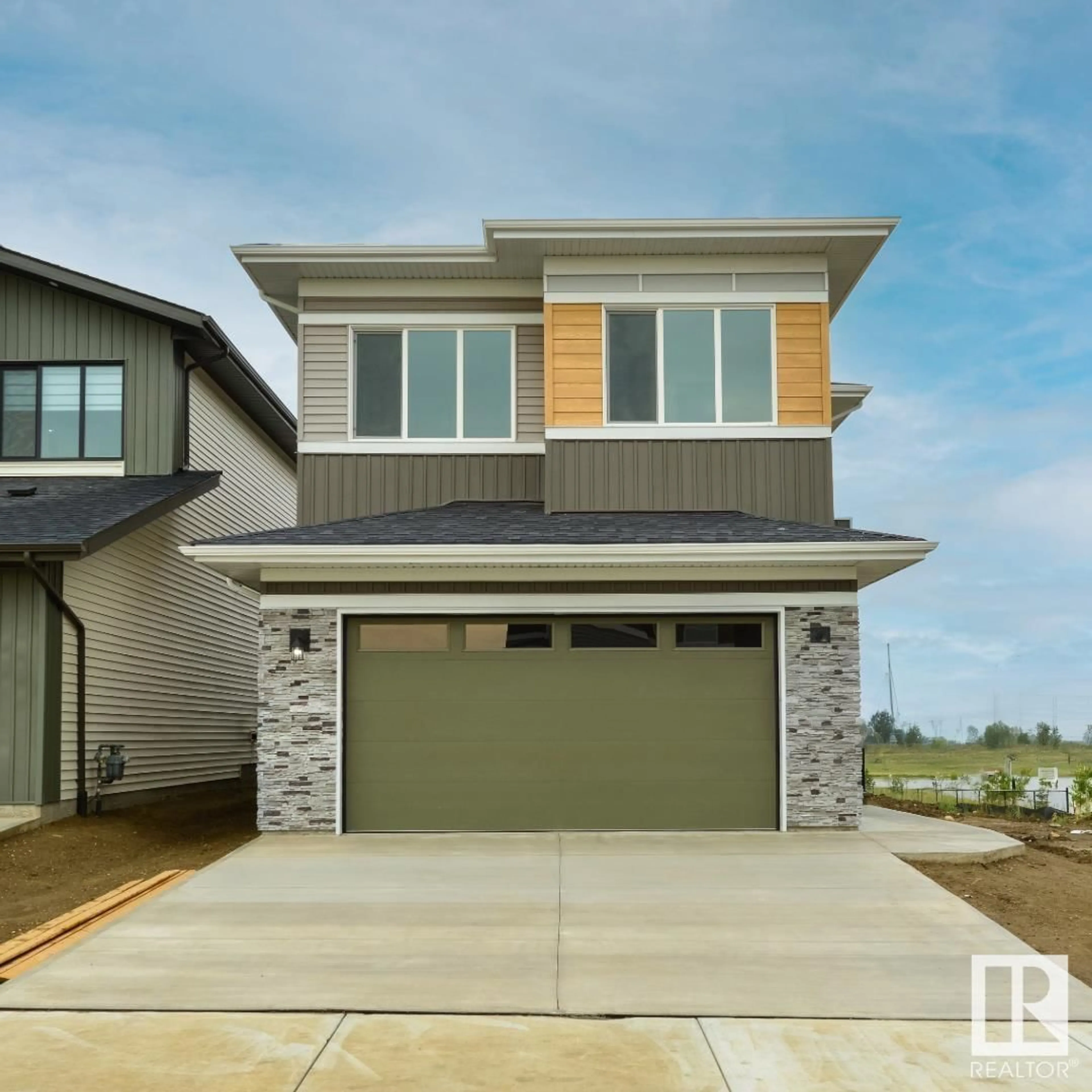 Home with vinyl exterior material, street for 3509 44 AV, Beaumont Alberta T4X2B8