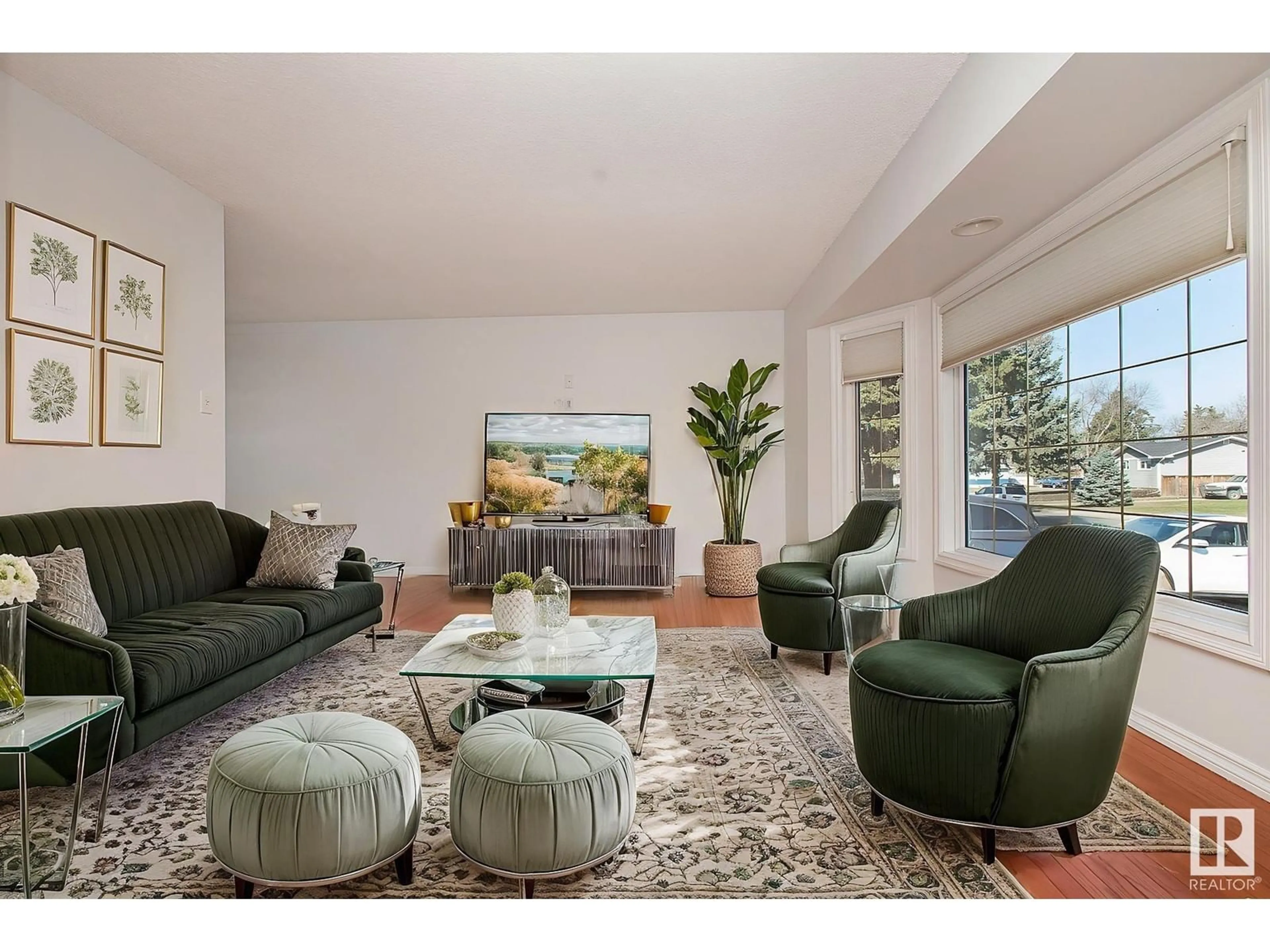 Living room with furniture, unknown for 45 RAVEN DR, Sherwood Park Alberta T8A0C6