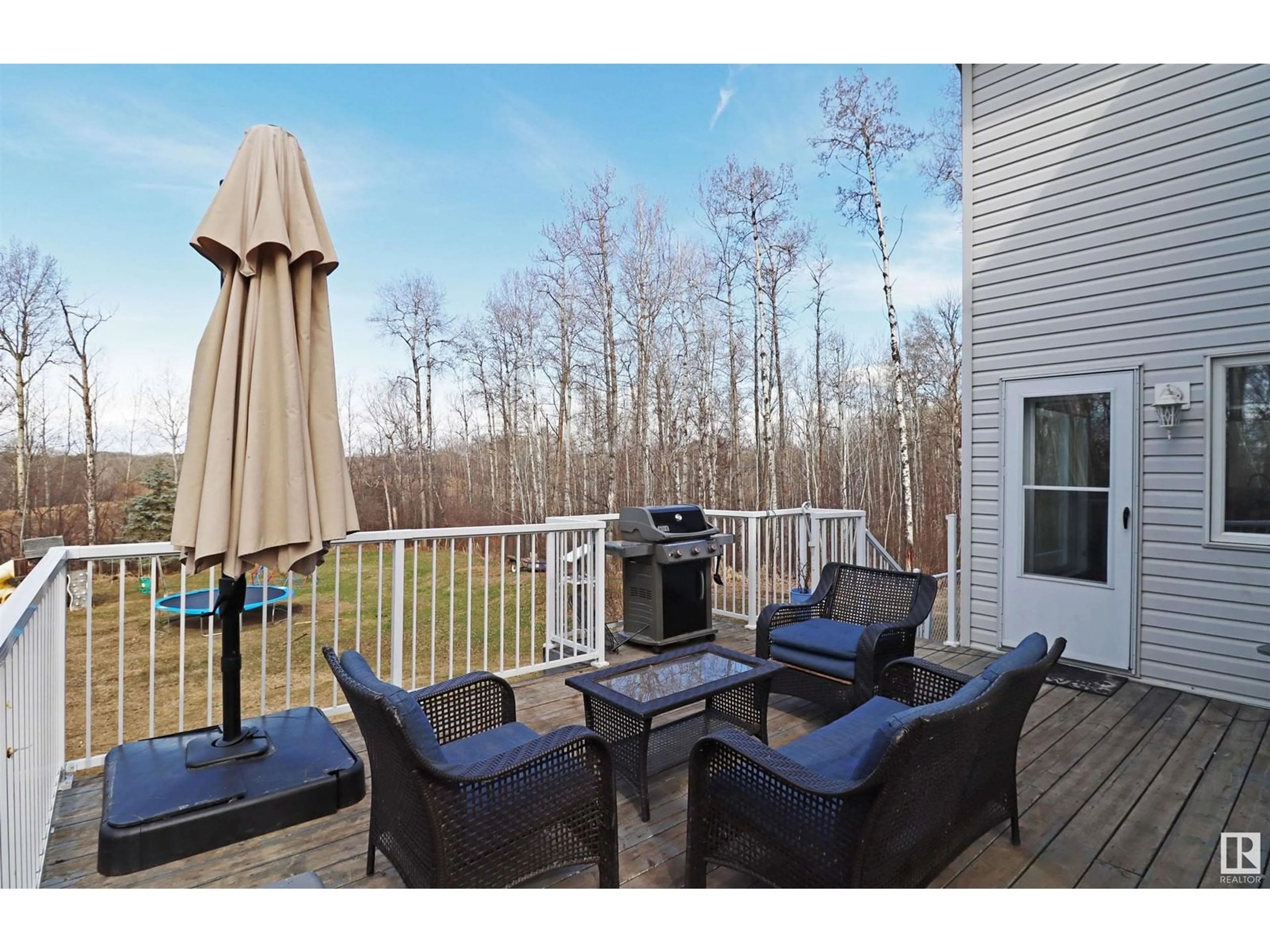 Patio, water/lake/river/ocean view for 1307 TOWNSHIP ROAD 540, Rural Parkland County Alberta T7Y0A7