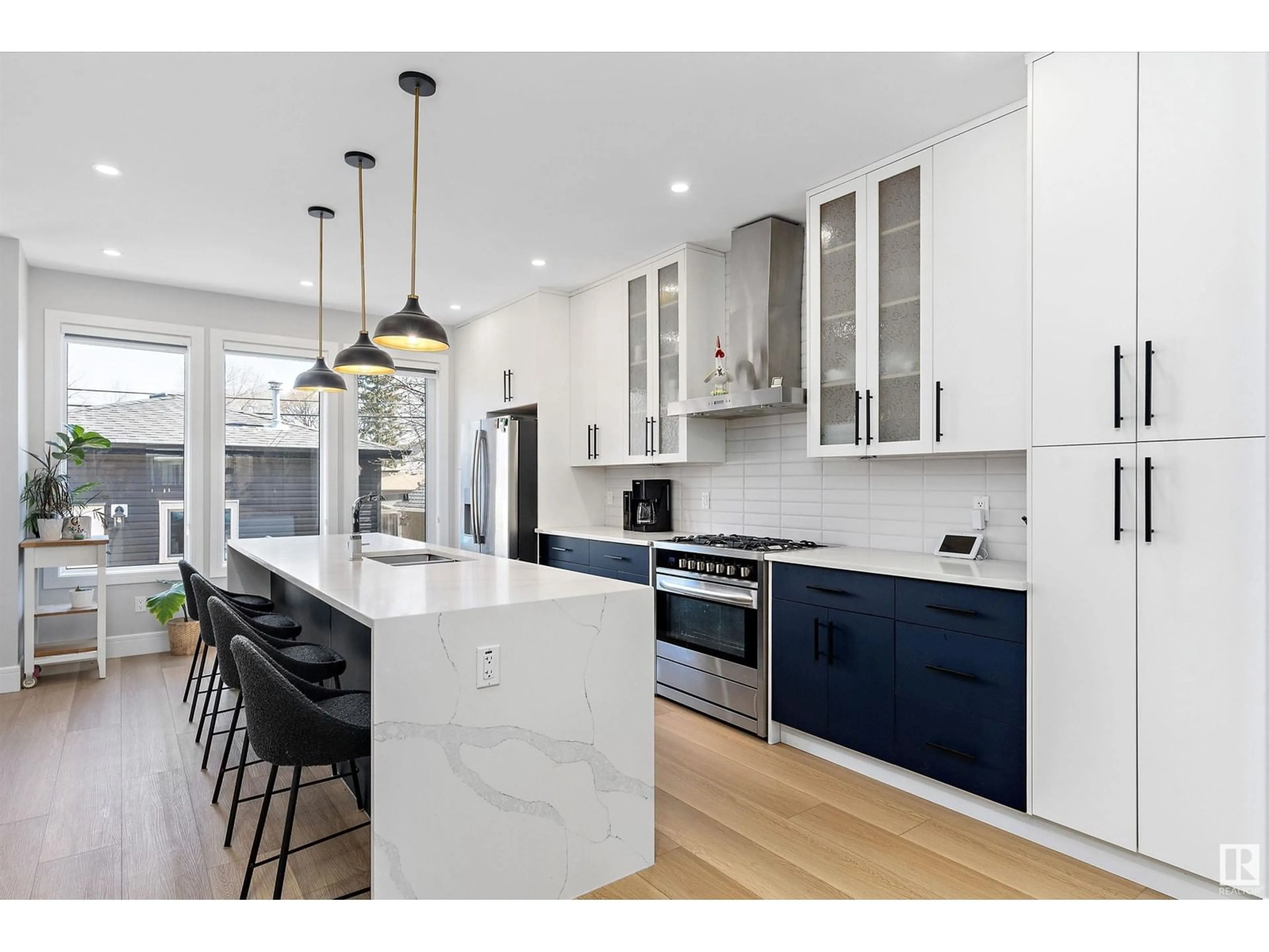 Open concept kitchen, unknown for 10735 130 ST, Edmonton Alberta T5M0Z1