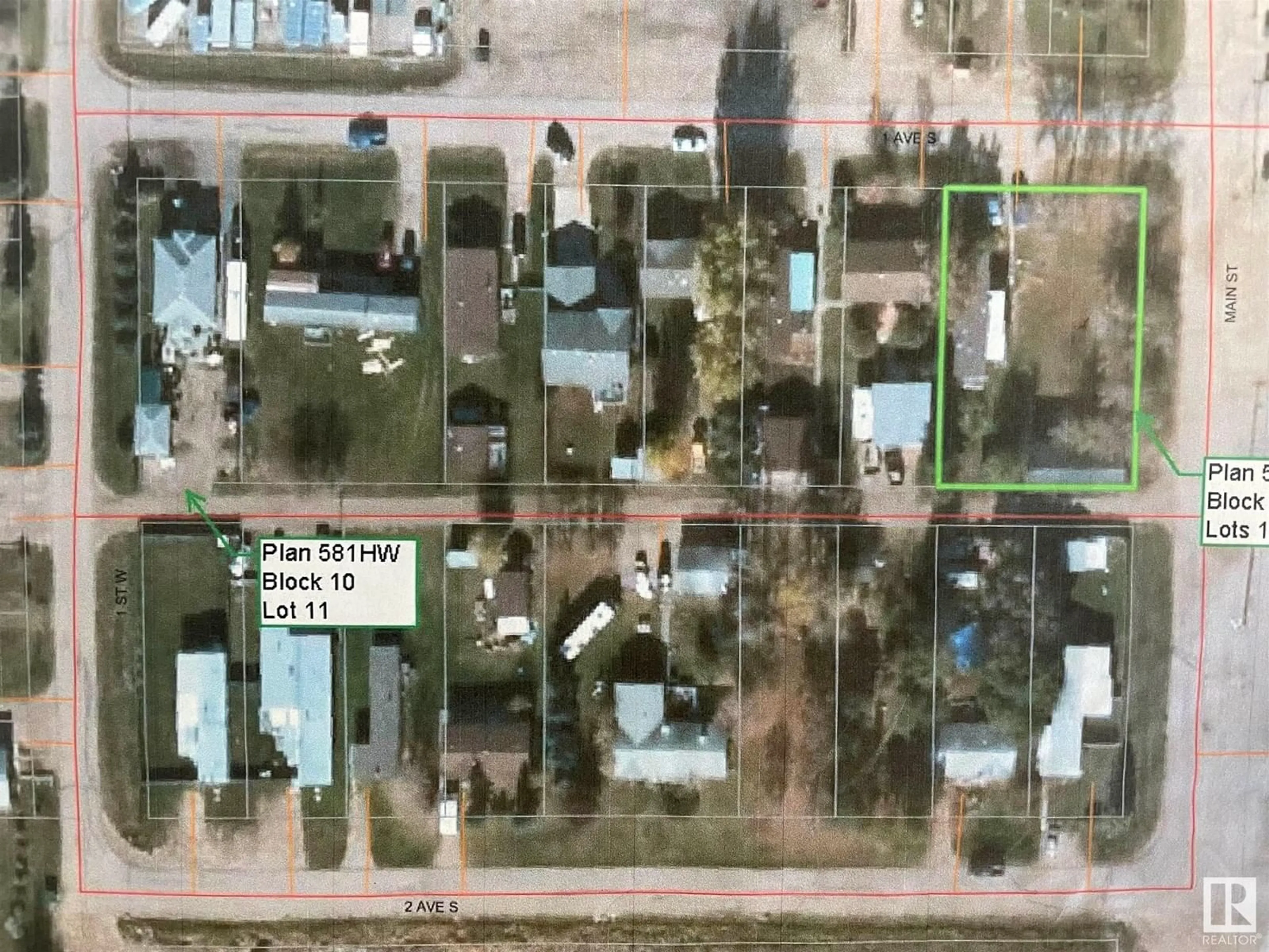 A pic from outside/outdoor area/front of a property/back of a property/a pic from drone, street for 5003 49 AVE, Grassland Alberta T0V1V0