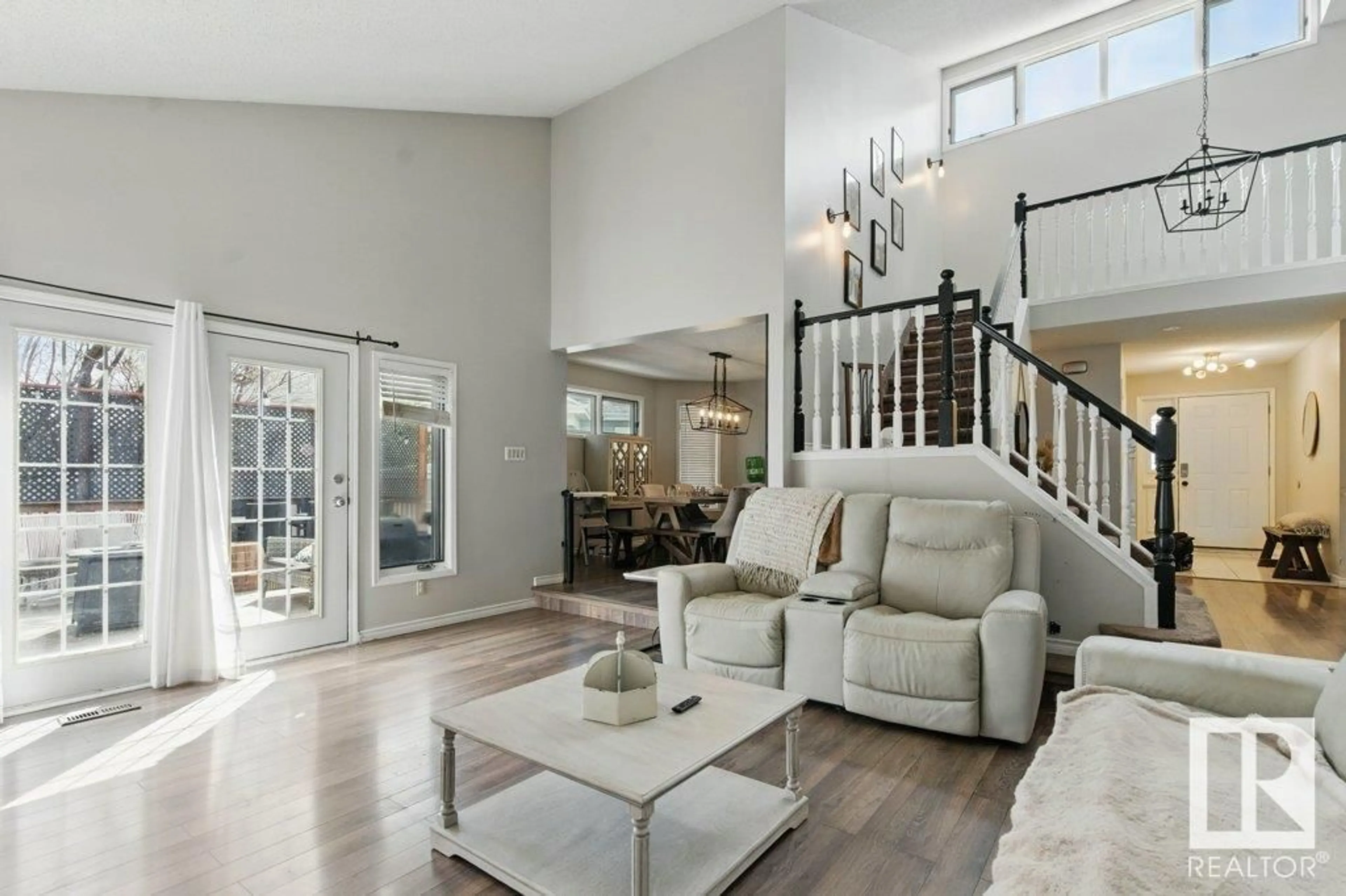 Living room with furniture, unknown for 4 DELORME PL, St. Albert Alberta T8N4V8