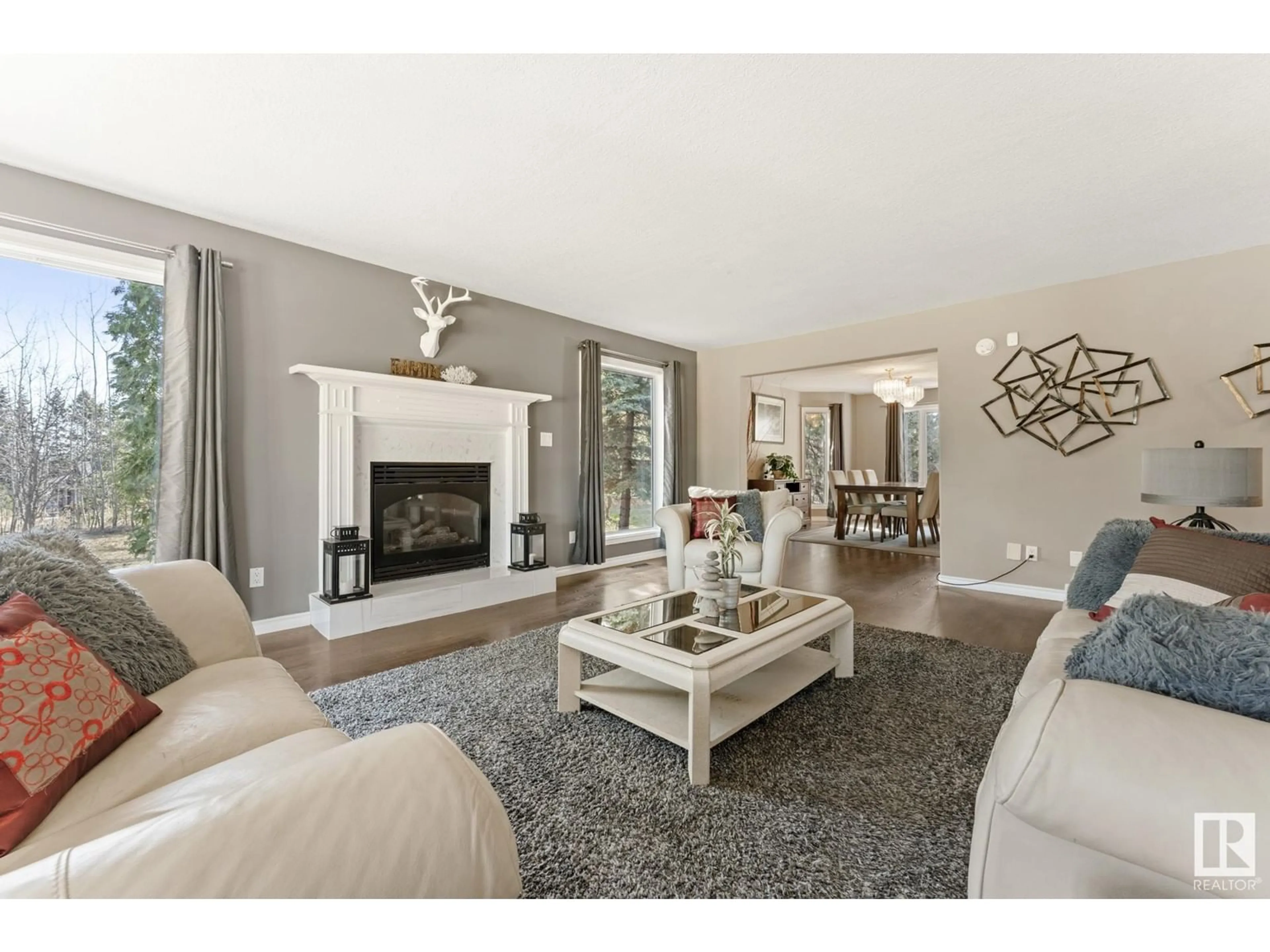 Living room with furniture, unknown for #218 - 21252 TWP ROAD 540, Rural Strathcona County Alberta T8G2A1