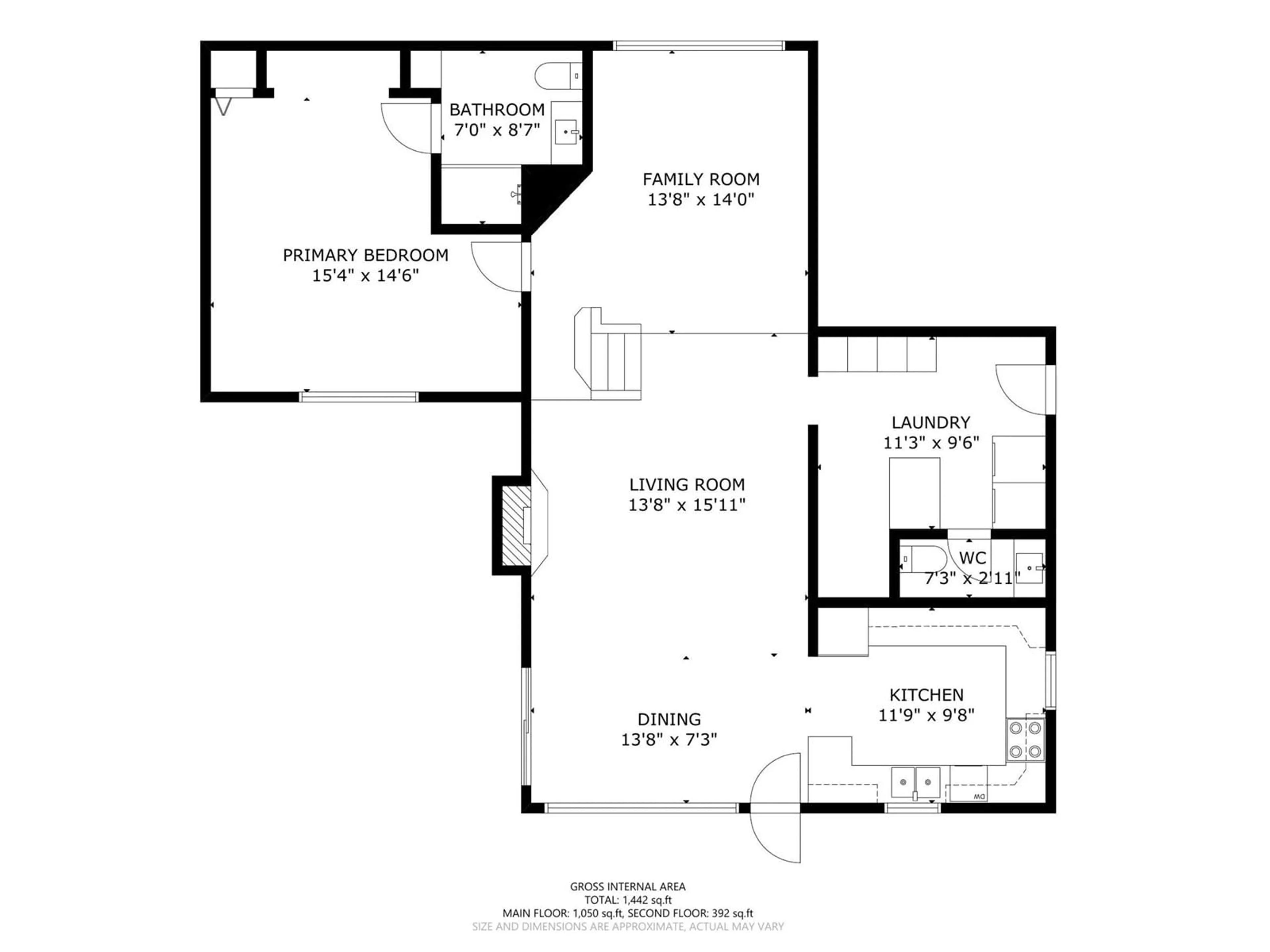 Floor plan for 205 60118 SCNDRY, Rural St. Paul County Alberta T0A0C0