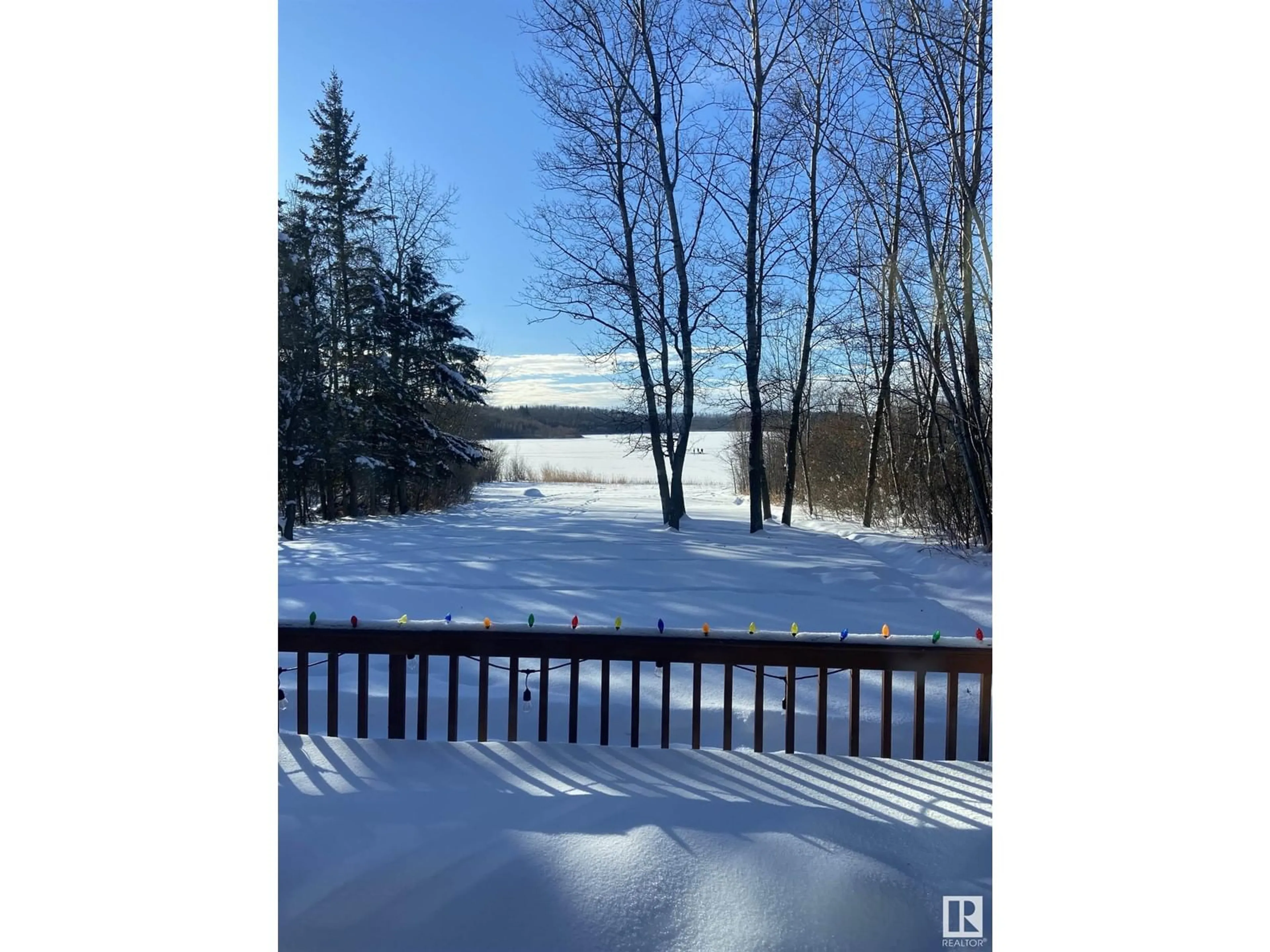 A pic from outside/outdoor area/front of a property/back of a property/a pic from drone, water/lake/river/ocean view for 205 60118 SCNDRY, Rural St. Paul County Alberta T0A0C0