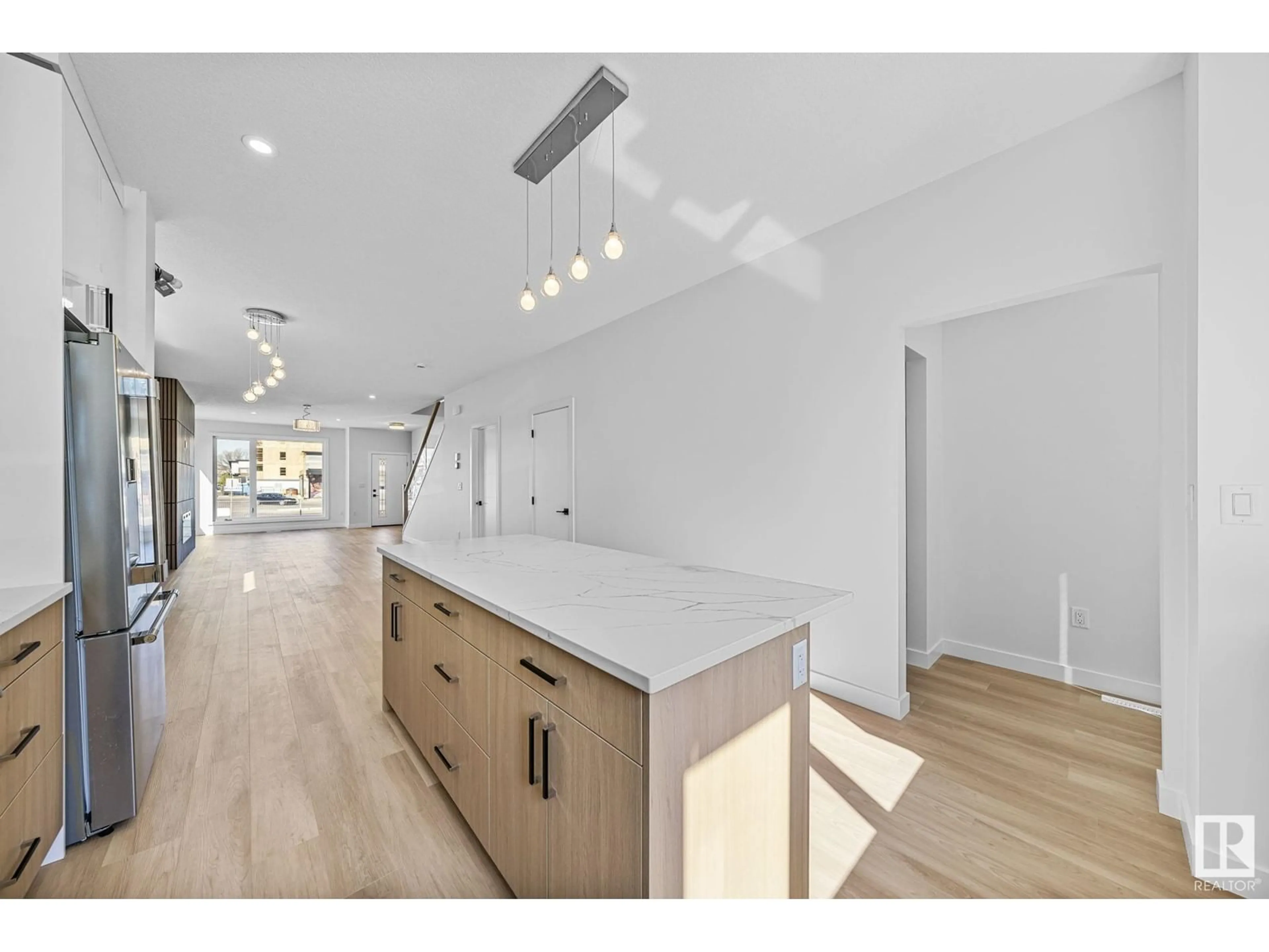 Open concept kitchen, unknown for NW - 8713 149 ST, Edmonton Alberta T5R1B5