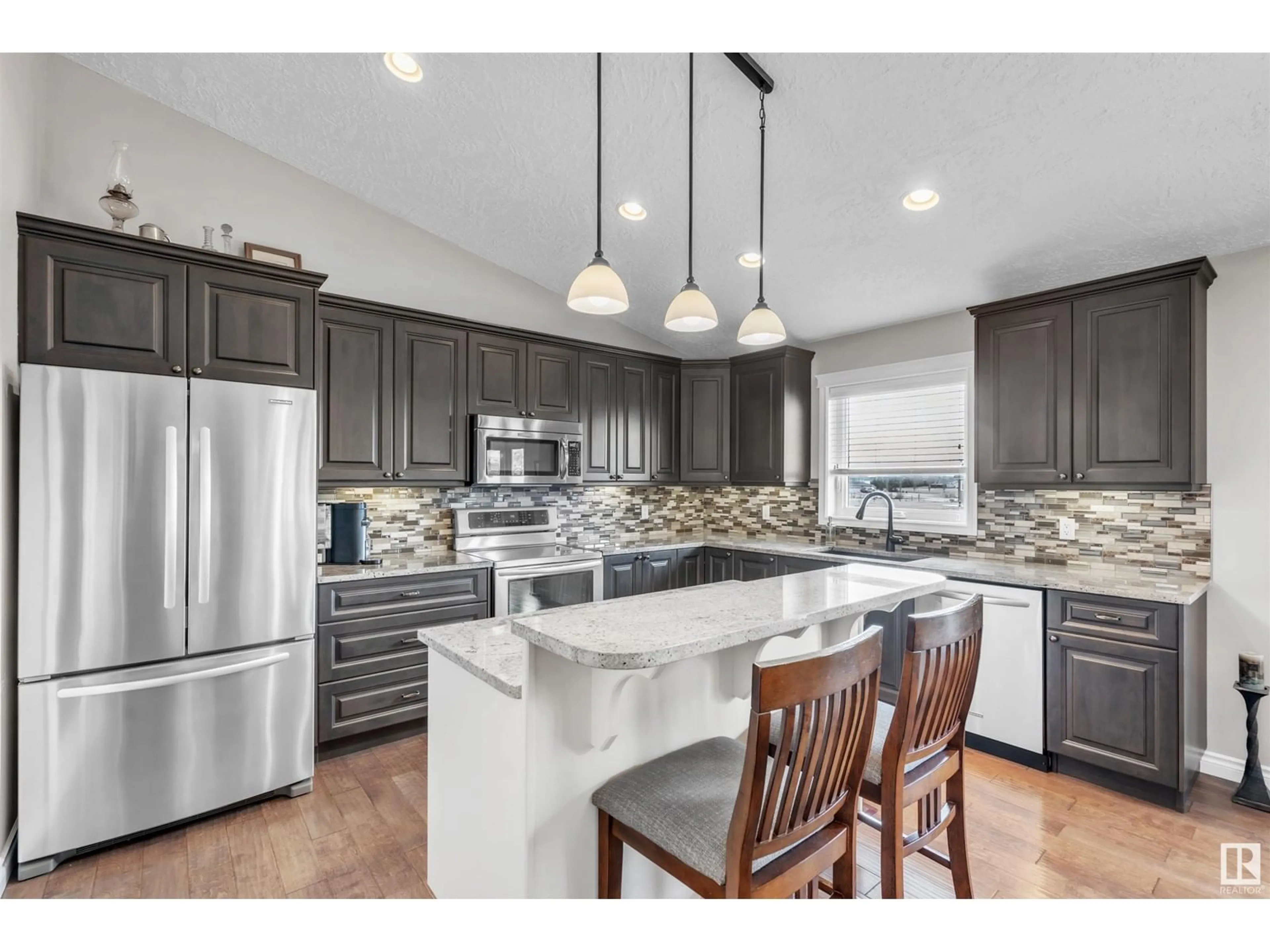 Open concept kitchen, ceramic/tile floor for 63210 RGE RD 423, Rural Bonnyville M.D. Alberta T9M1P5