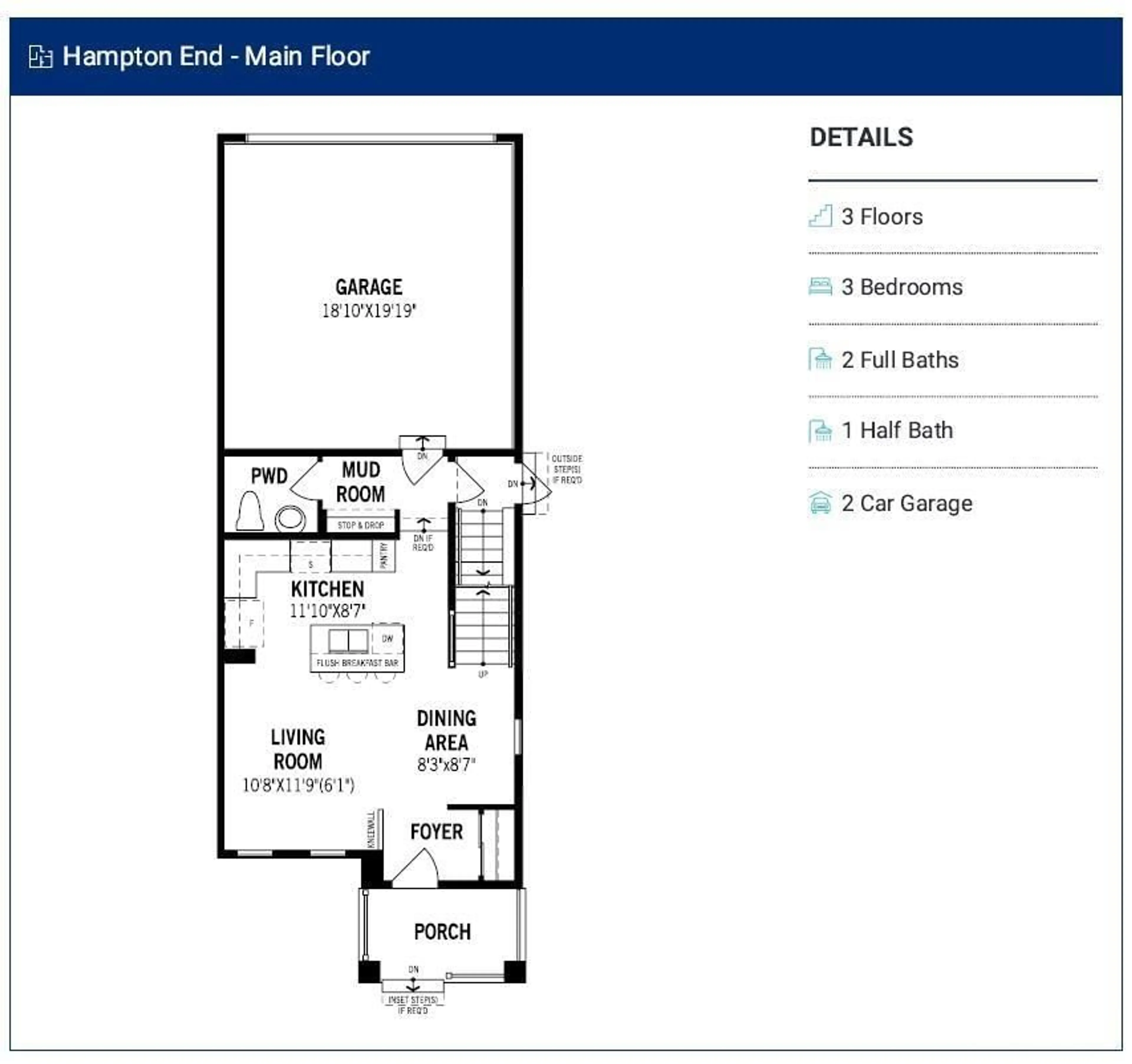 Floor plan for 1026 HEARTHSTONE BV, Sherwood Park Alberta T6H5E5