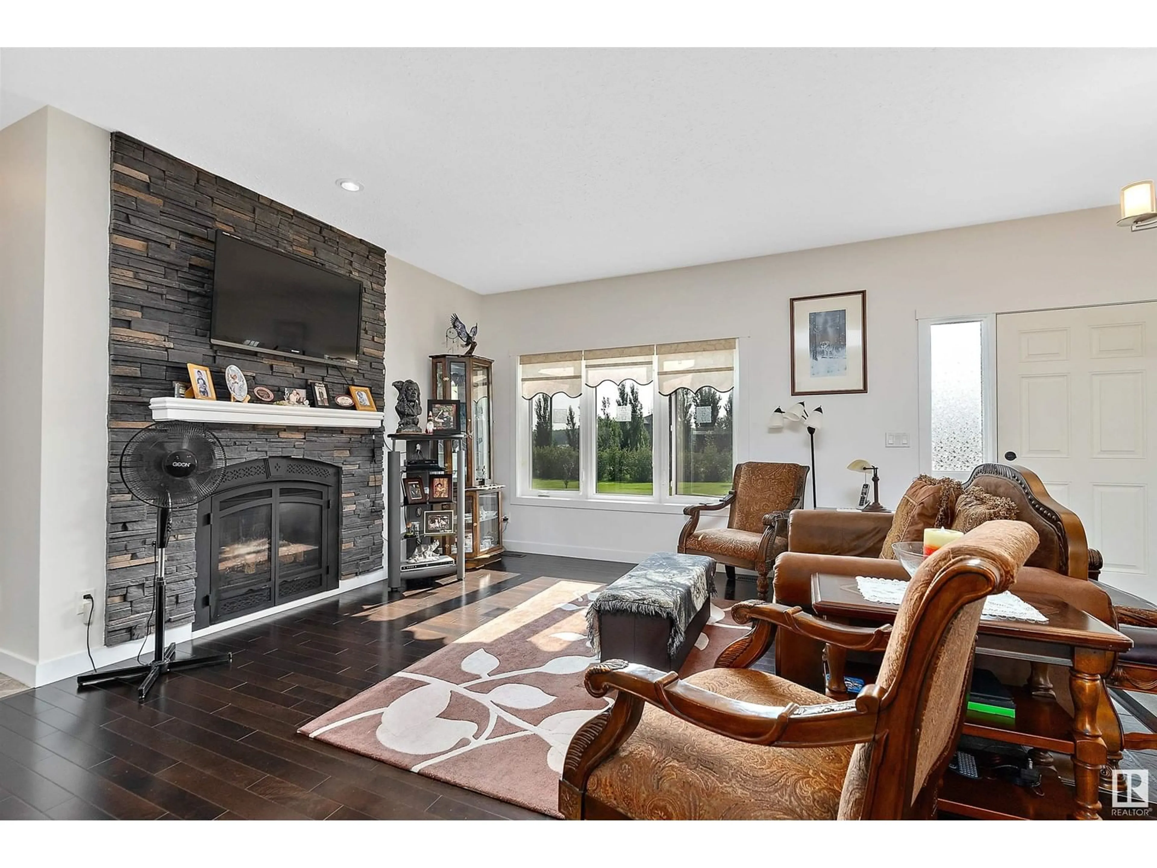 Living room with furniture, unknown for 310 21539 TWP 503, Rural Leduc County Alberta T0B3M2