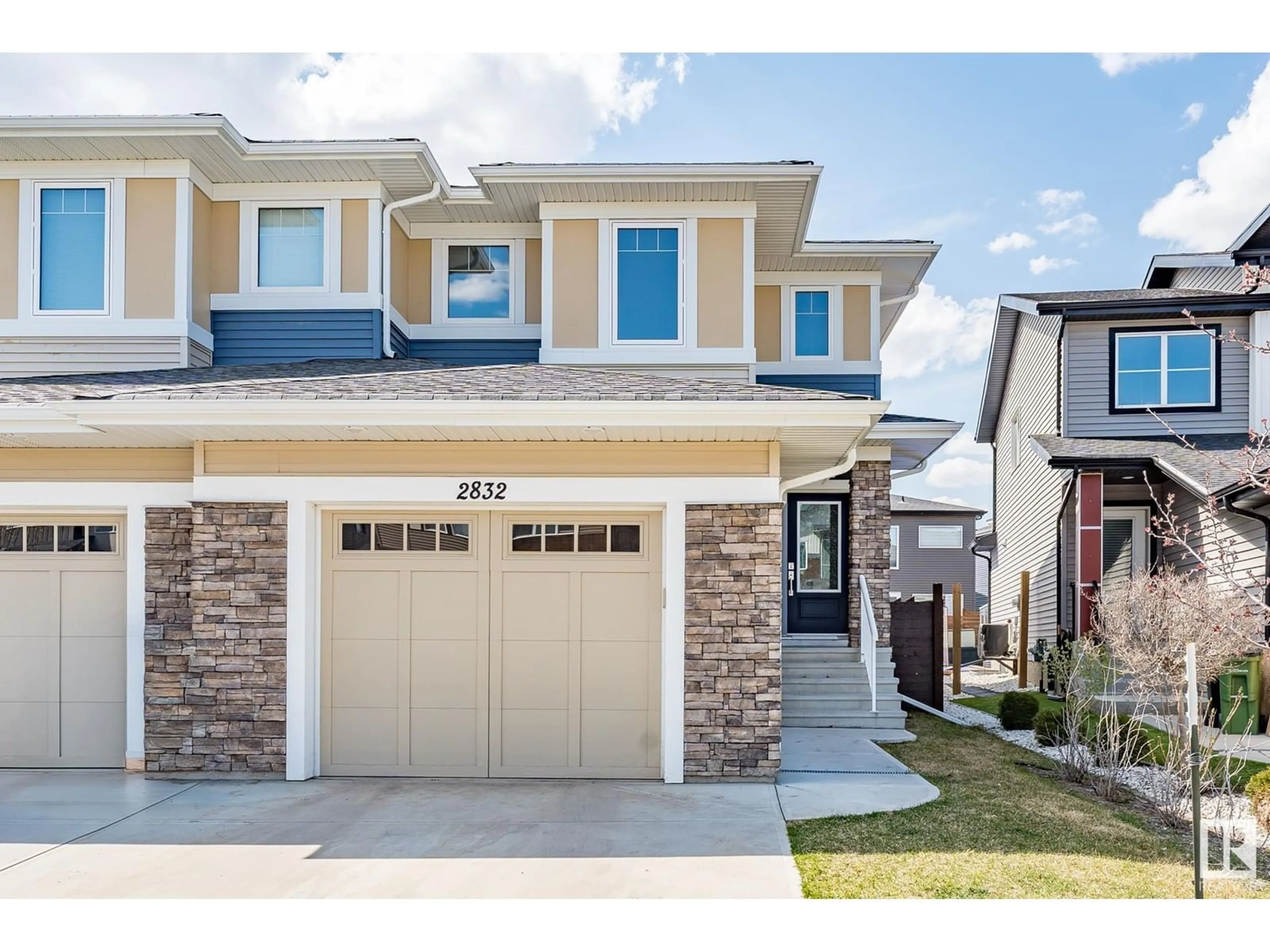 Home with brick exterior material, street for 2832 KOSHAL CR, Edmonton Alberta T6W3J7