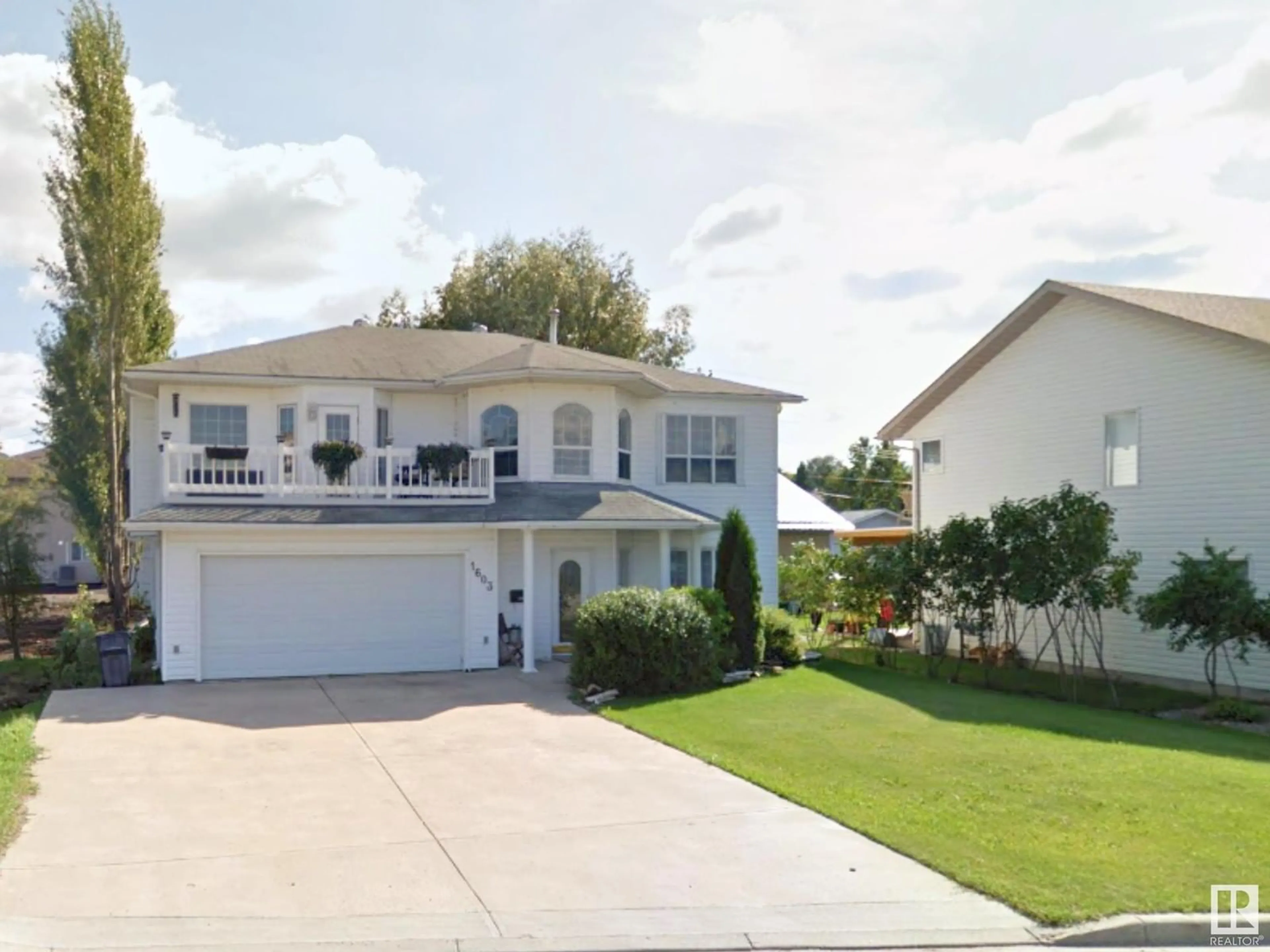 Home with vinyl exterior material, water/lake/river/ocean view for 1603 1 AV, Cold Lake Alberta T9M1B5