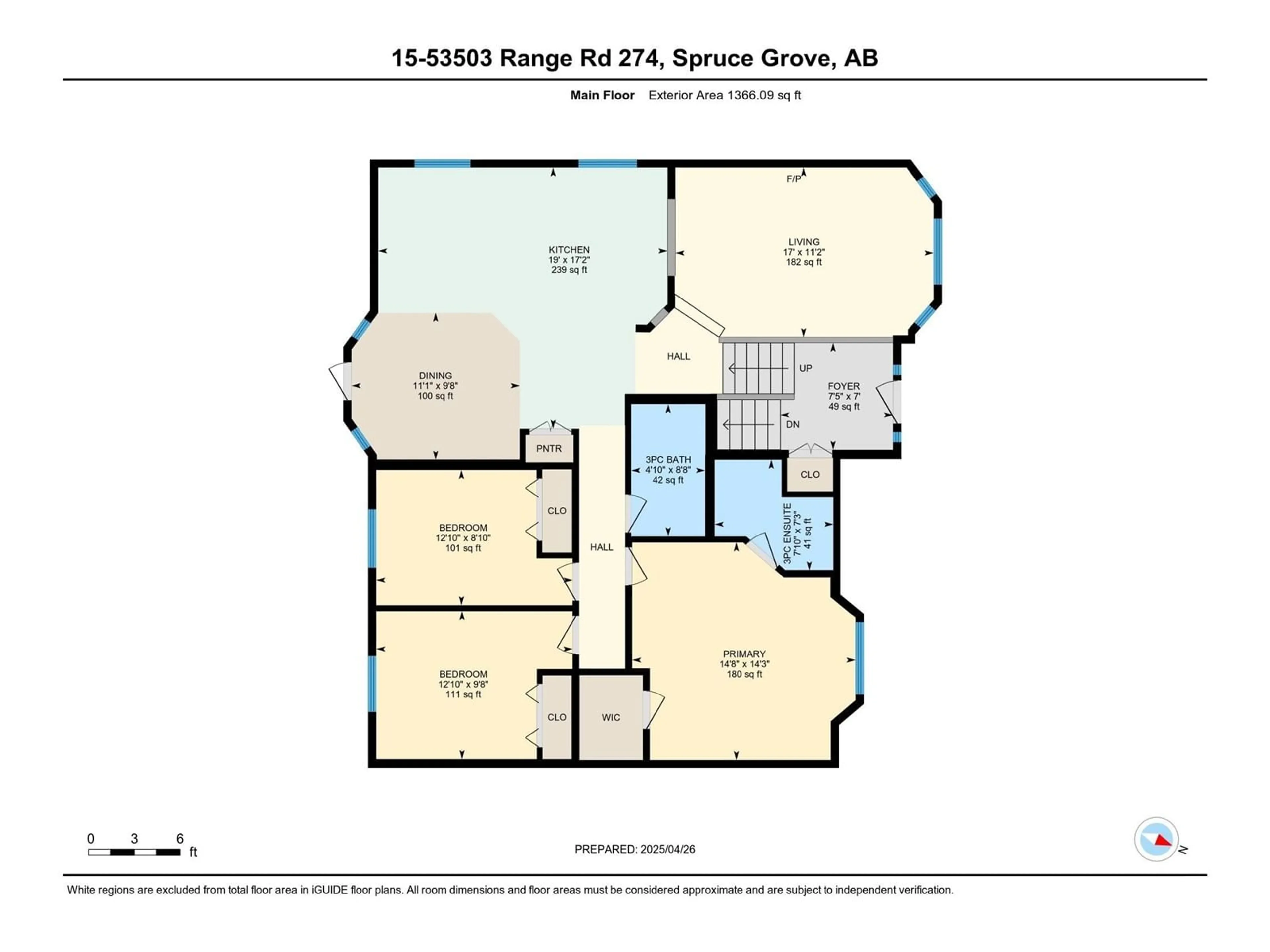 Floor plan for 15 - 15 RGE ROAD 274 RGE ROAD, Rural Parkland County Alberta T7X3R9