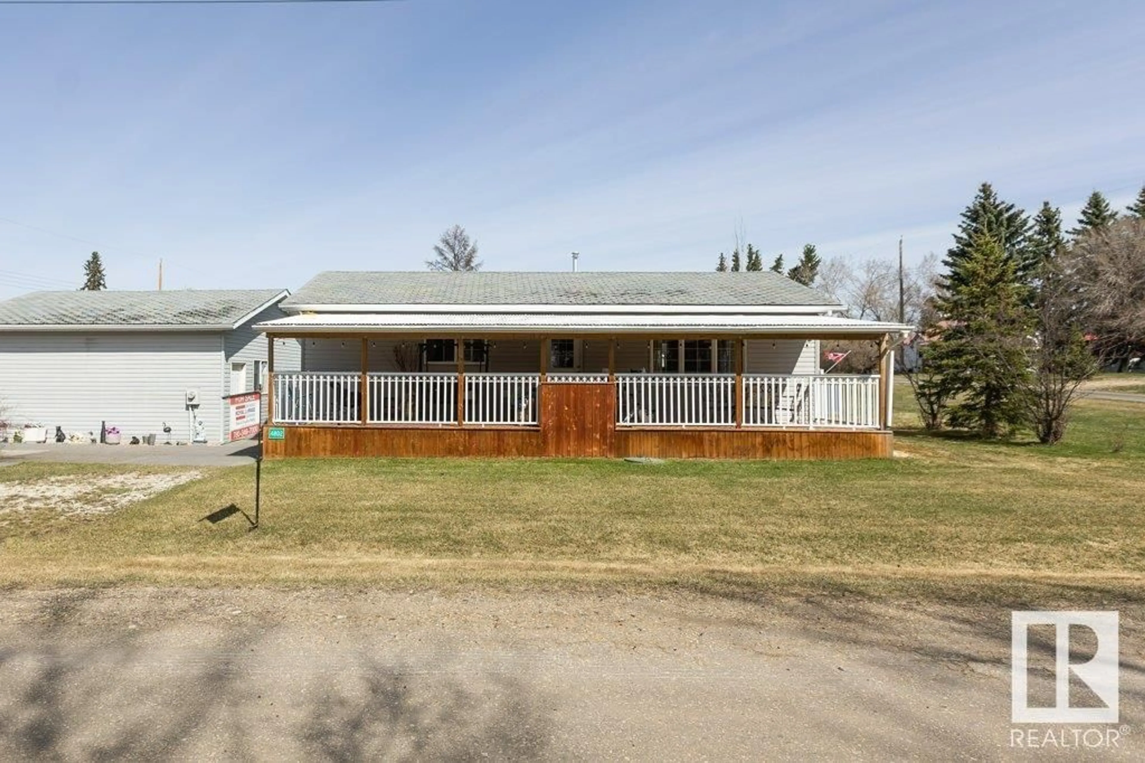 A pic from outside/outdoor area/front of a property/back of a property/a pic from drone, unknown for 4802 51 ST, Busby Alberta T0G0H0