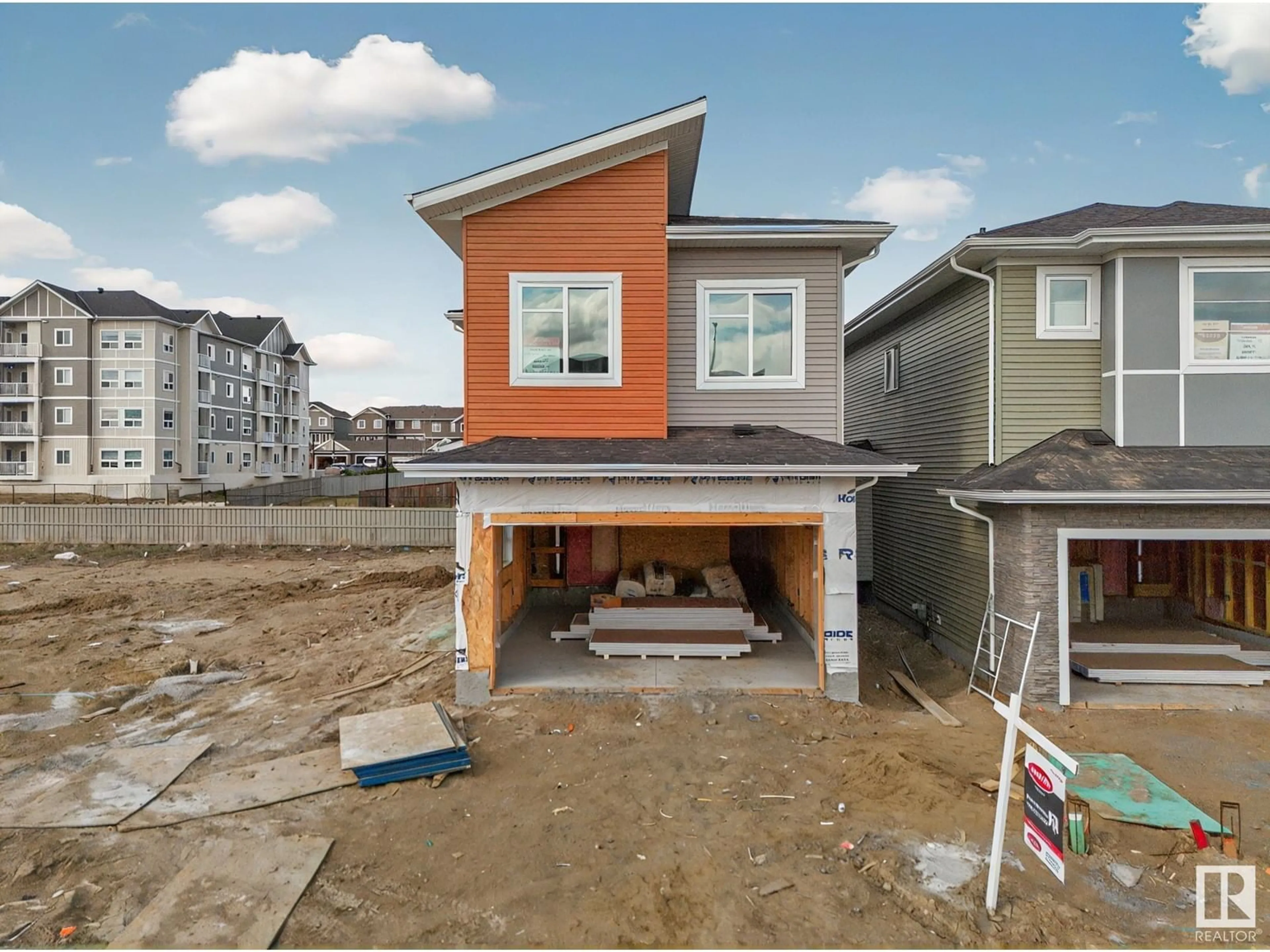Home with vinyl exterior material, street for 3160 MAGPIE WY, Edmonton Alberta T5S0V4