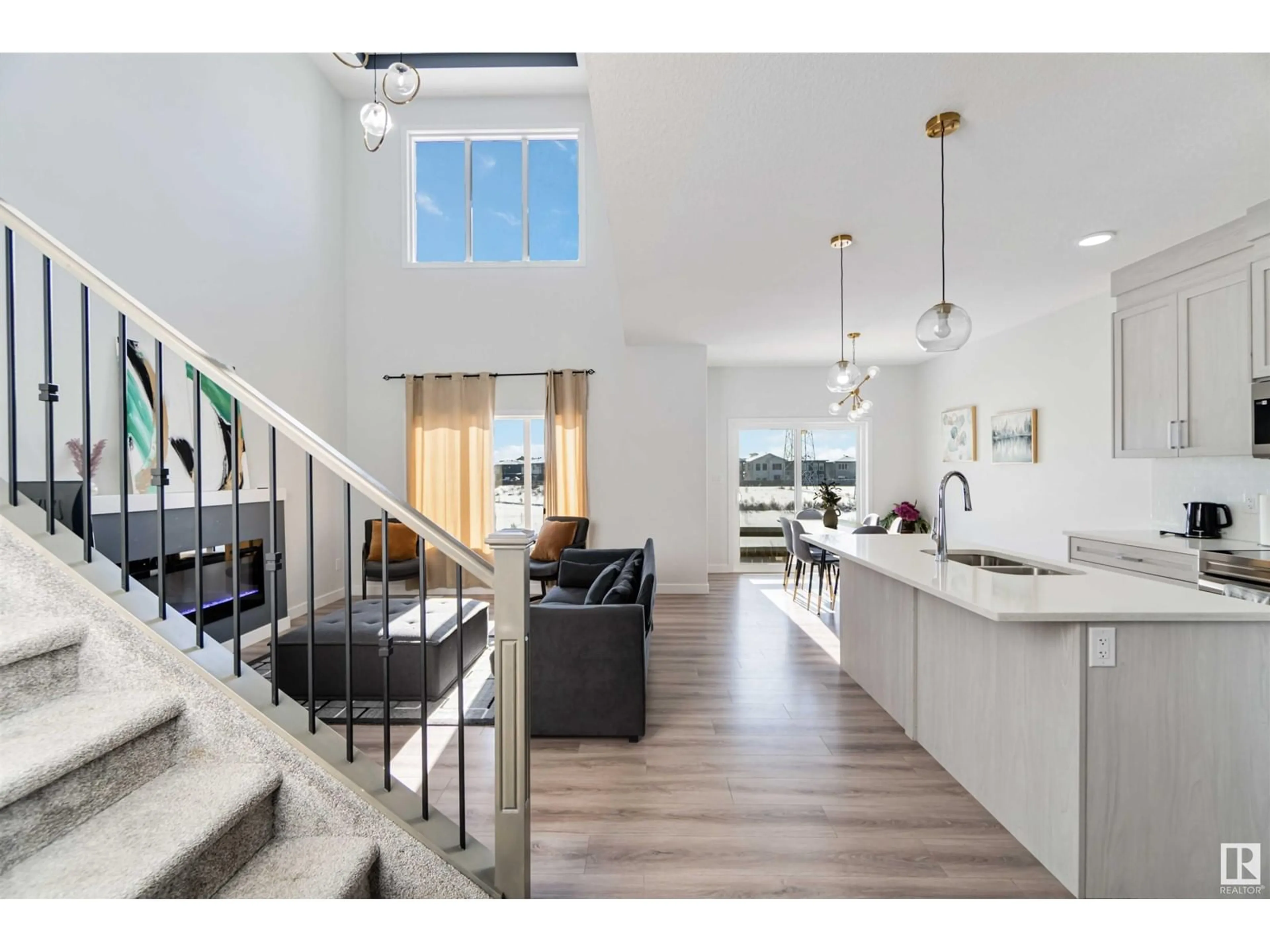 Open concept kitchen, unknown for NW - 3027 200 ST, Edmonton Alberta T6M1N7