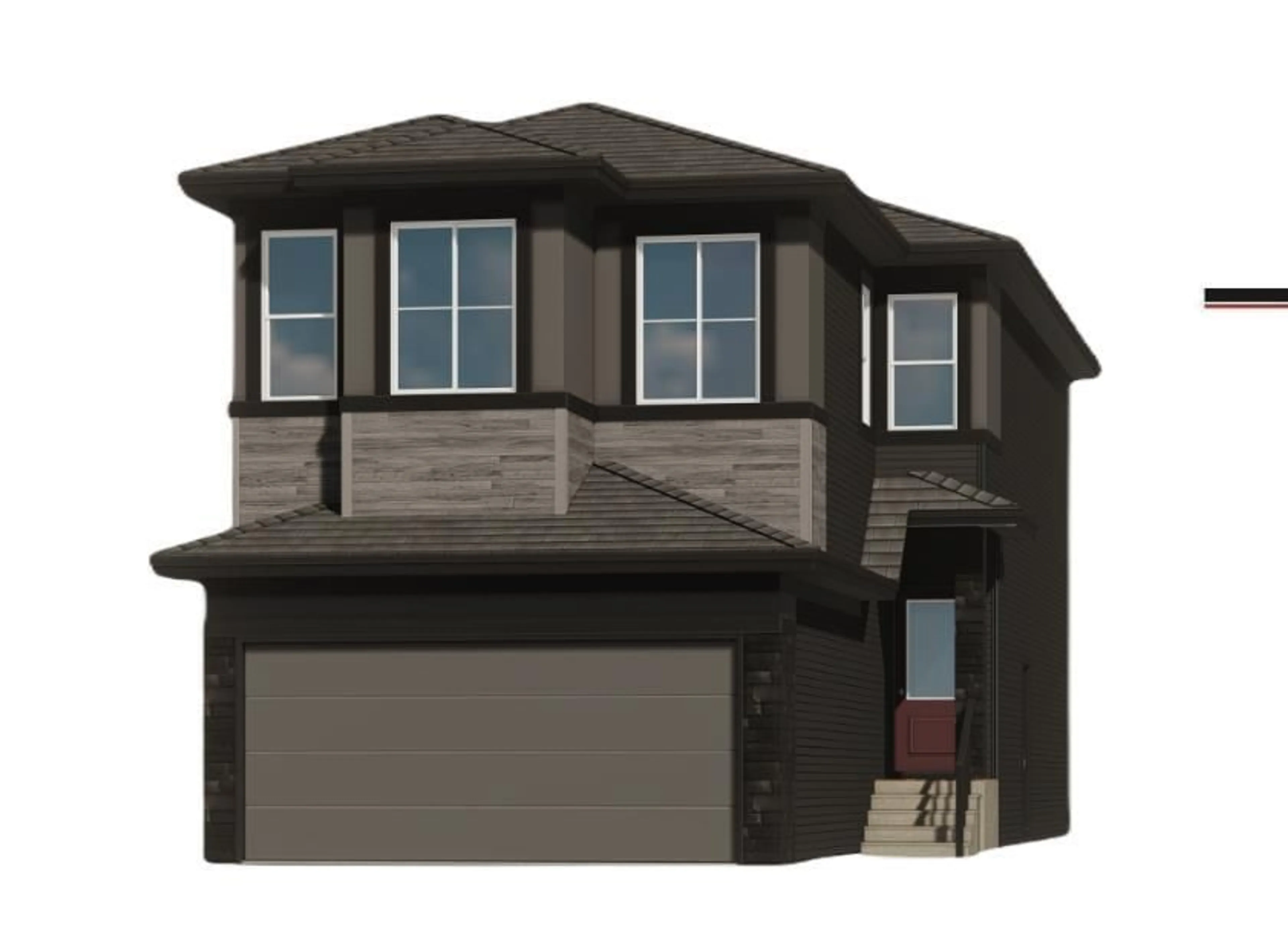 Home with vinyl exterior material, street for 304 JUNIPER CV, Leduc Alberta T9E1S7