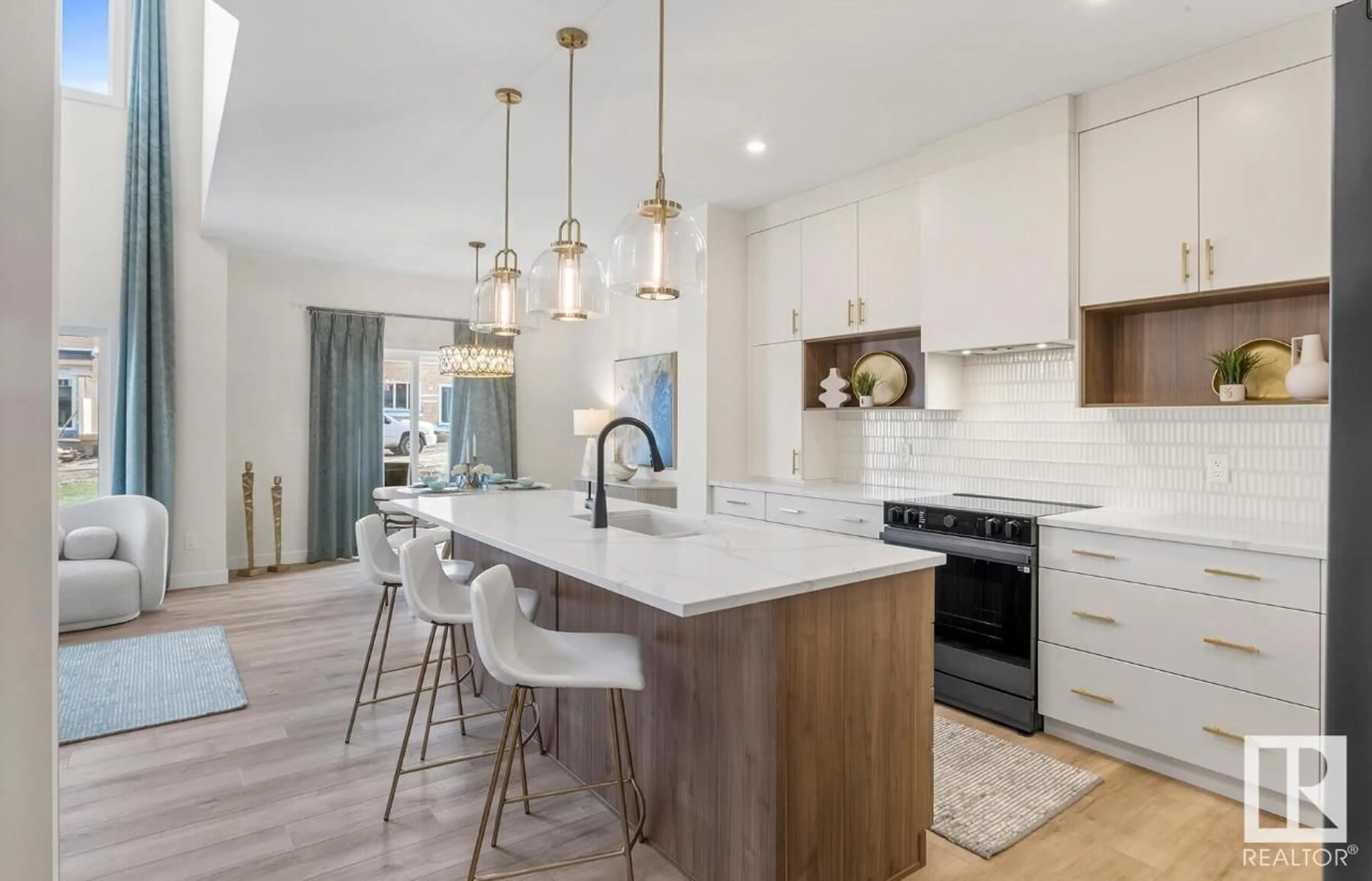Open concept kitchen, unknown for 304 JUNIPER CV, Leduc Alberta T9E1S7