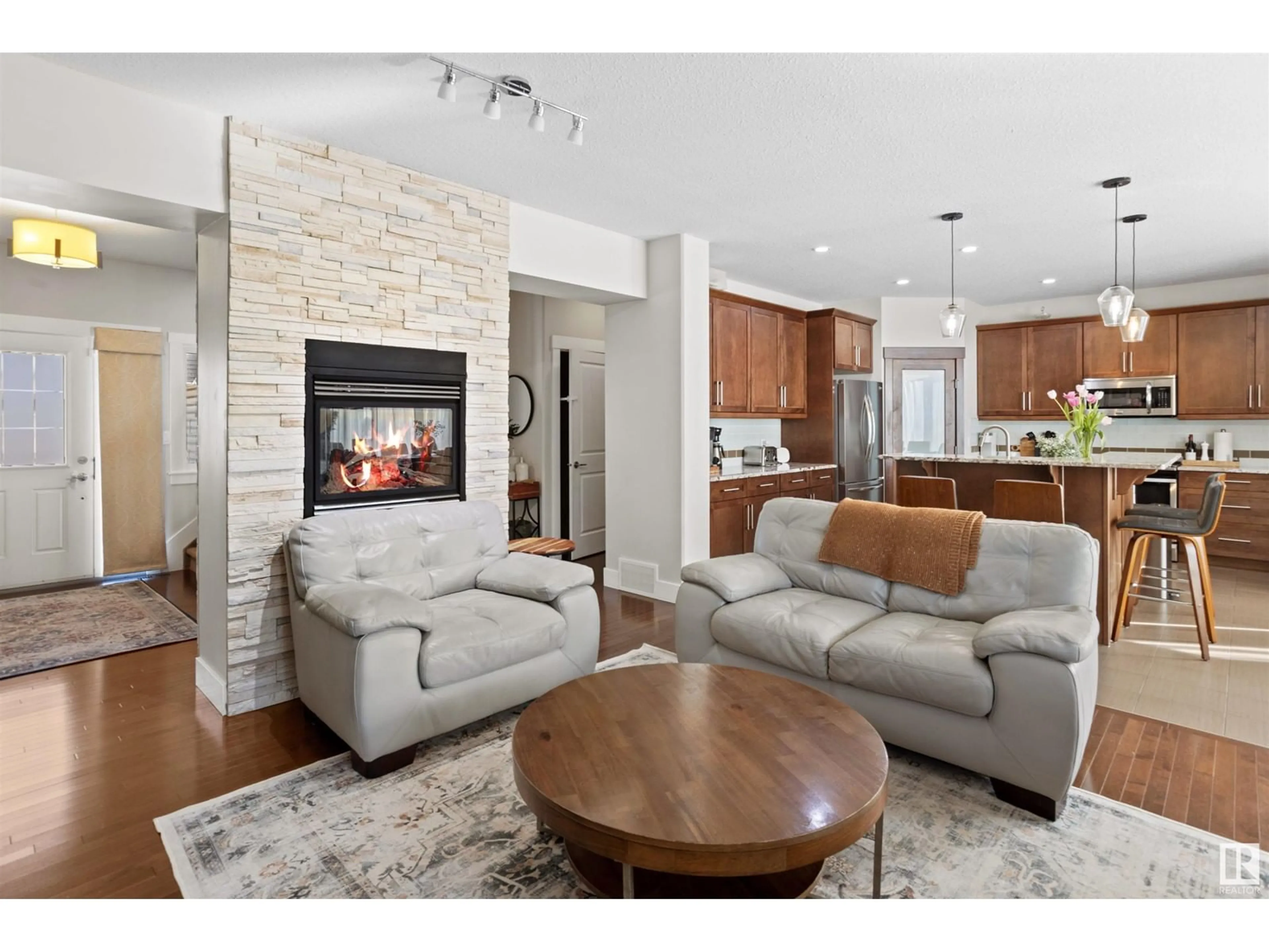 Living room with furniture, unknown for 303 BRIDGEPORT PL, Leduc Alberta T9E0M2