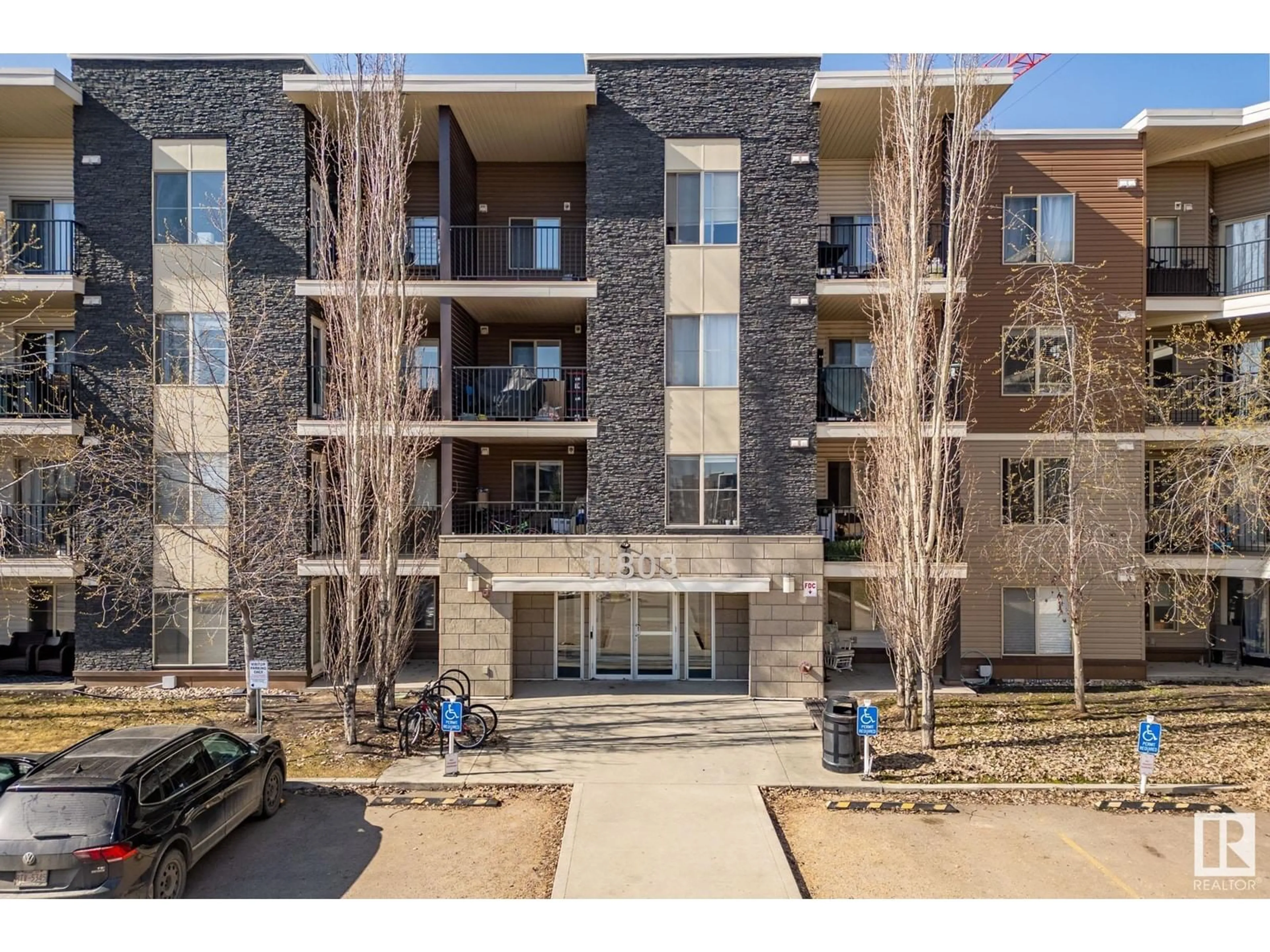 A pic from outside/outdoor area/front of a property/back of a property/a pic from drone, unknown for #107 - 11803 22 AV, Edmonton Alberta T6W2R9