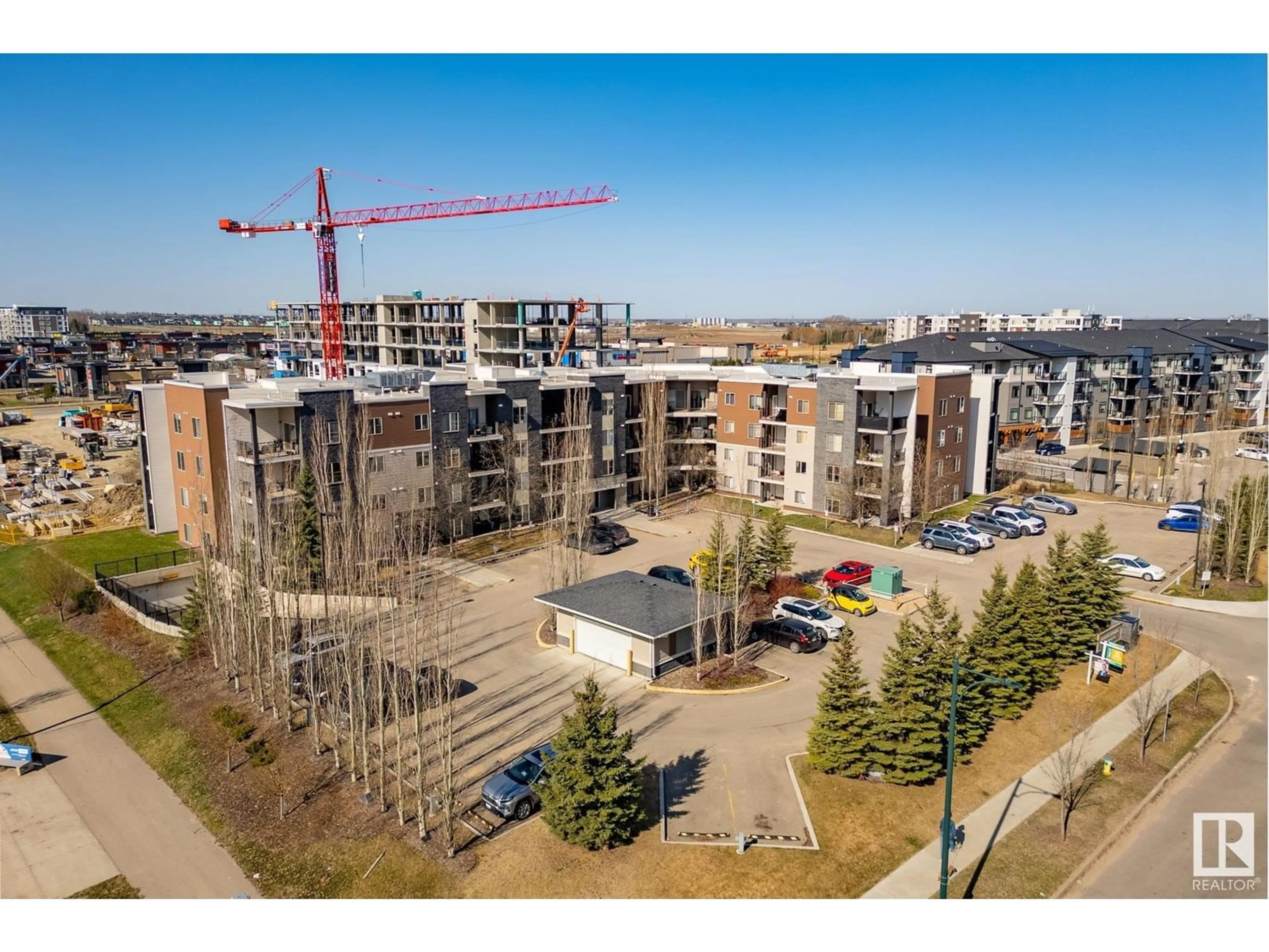 A pic from outside/outdoor area/front of a property/back of a property/a pic from drone, unknown for #107 - 11803 22 AV, Edmonton Alberta T6W2R9
