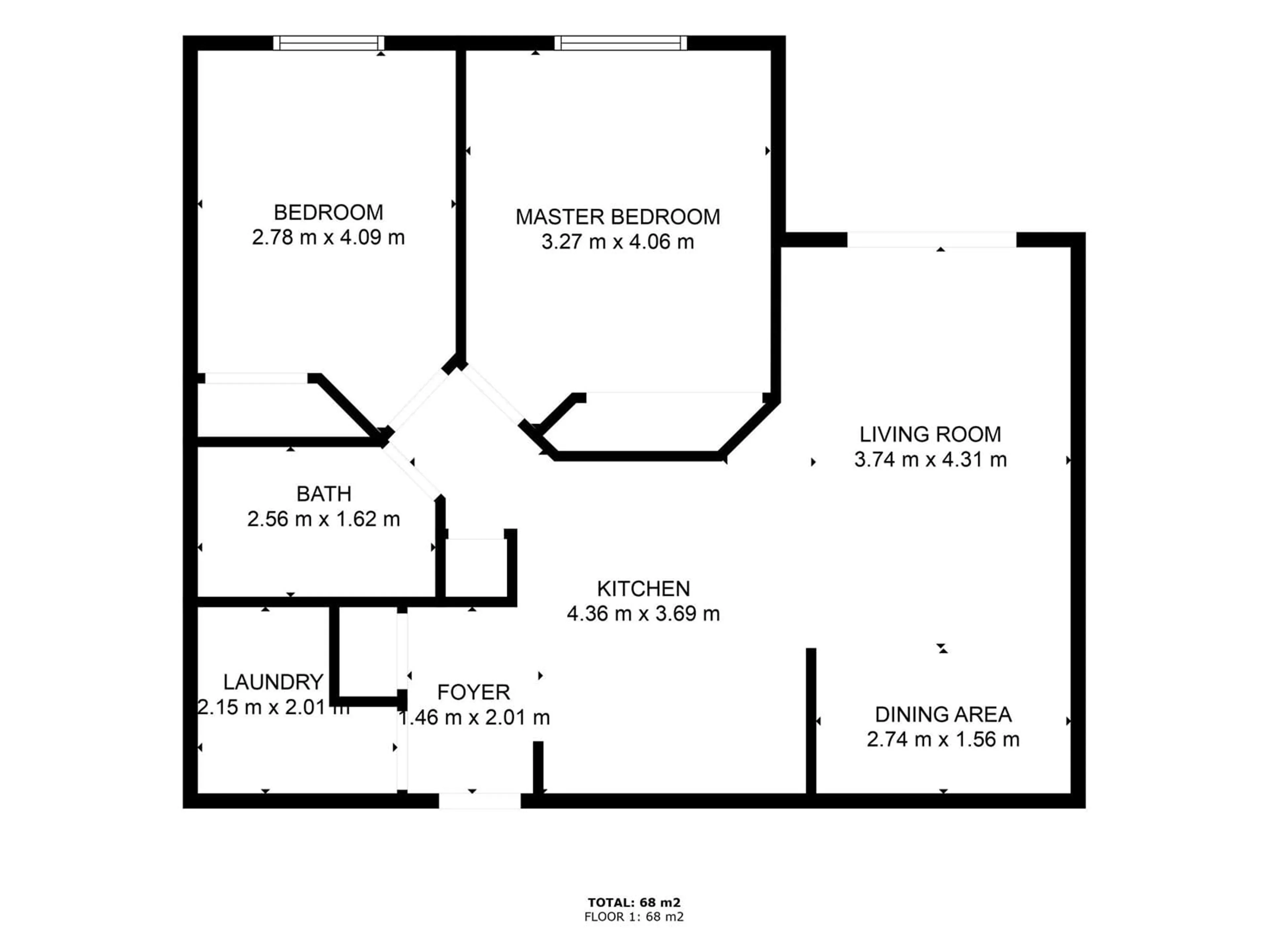 Floor plan for 121 - 4309 33 ST, Stony Plain Alberta T7Z0C4