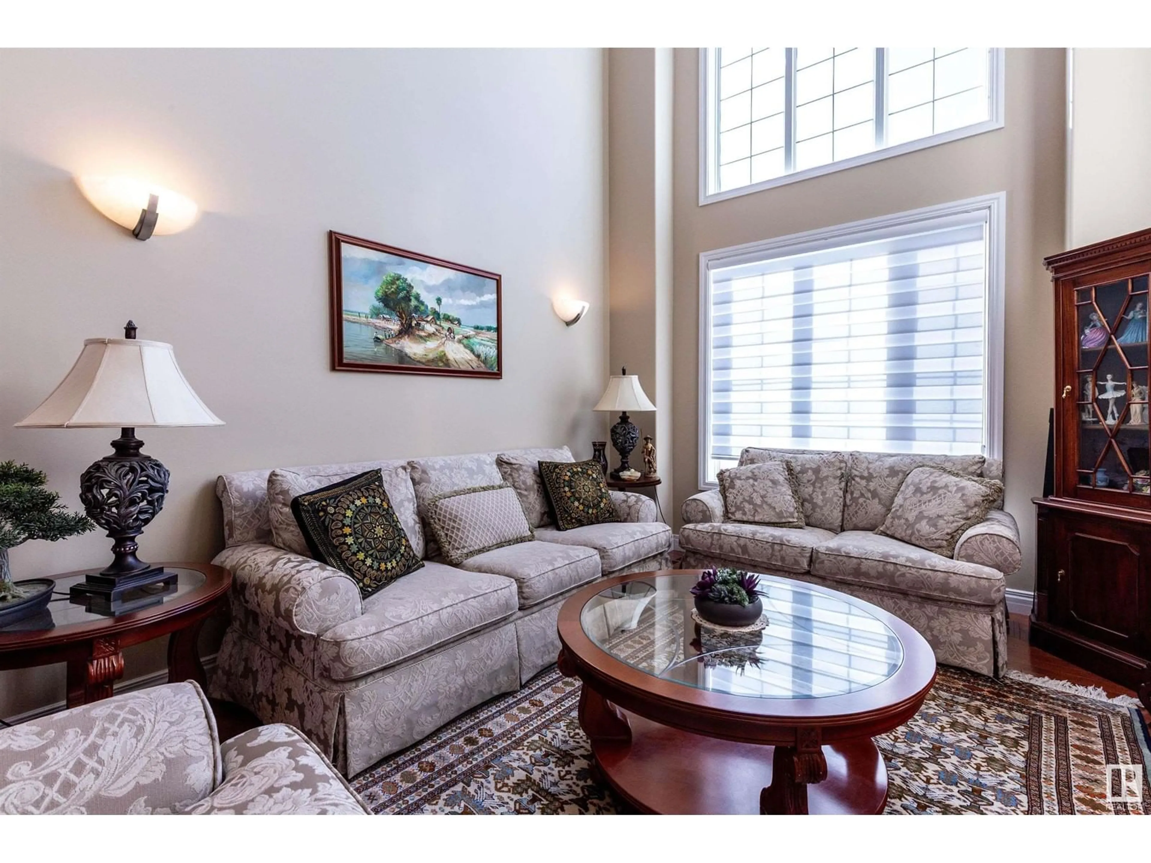 Living room with furniture, unknown for SW - 10828 6 AV, Edmonton Alberta T6W1G3