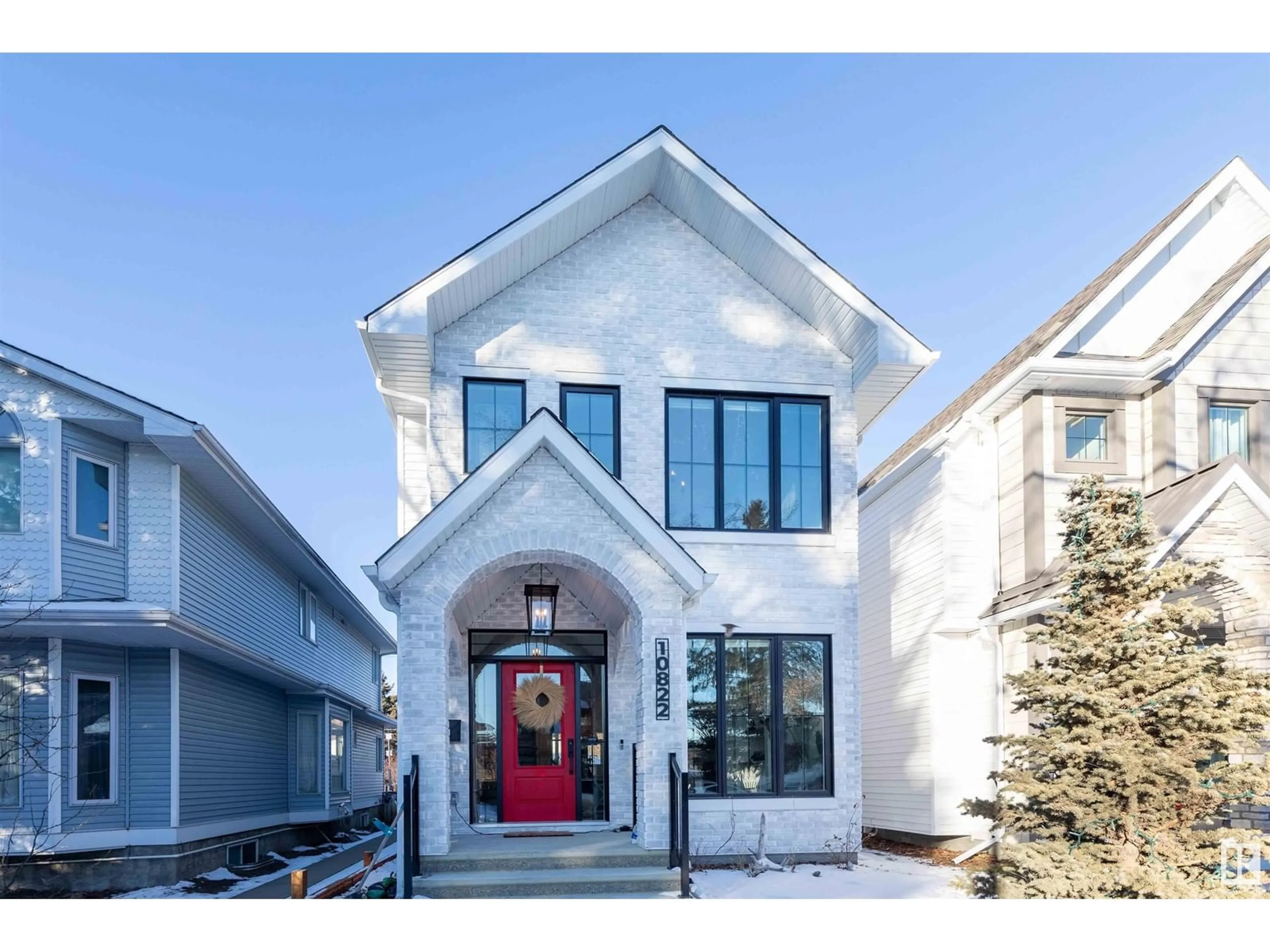 Home with brick exterior material, street for NW - 10822 128 ST, Edmonton Alberta T5M0W2