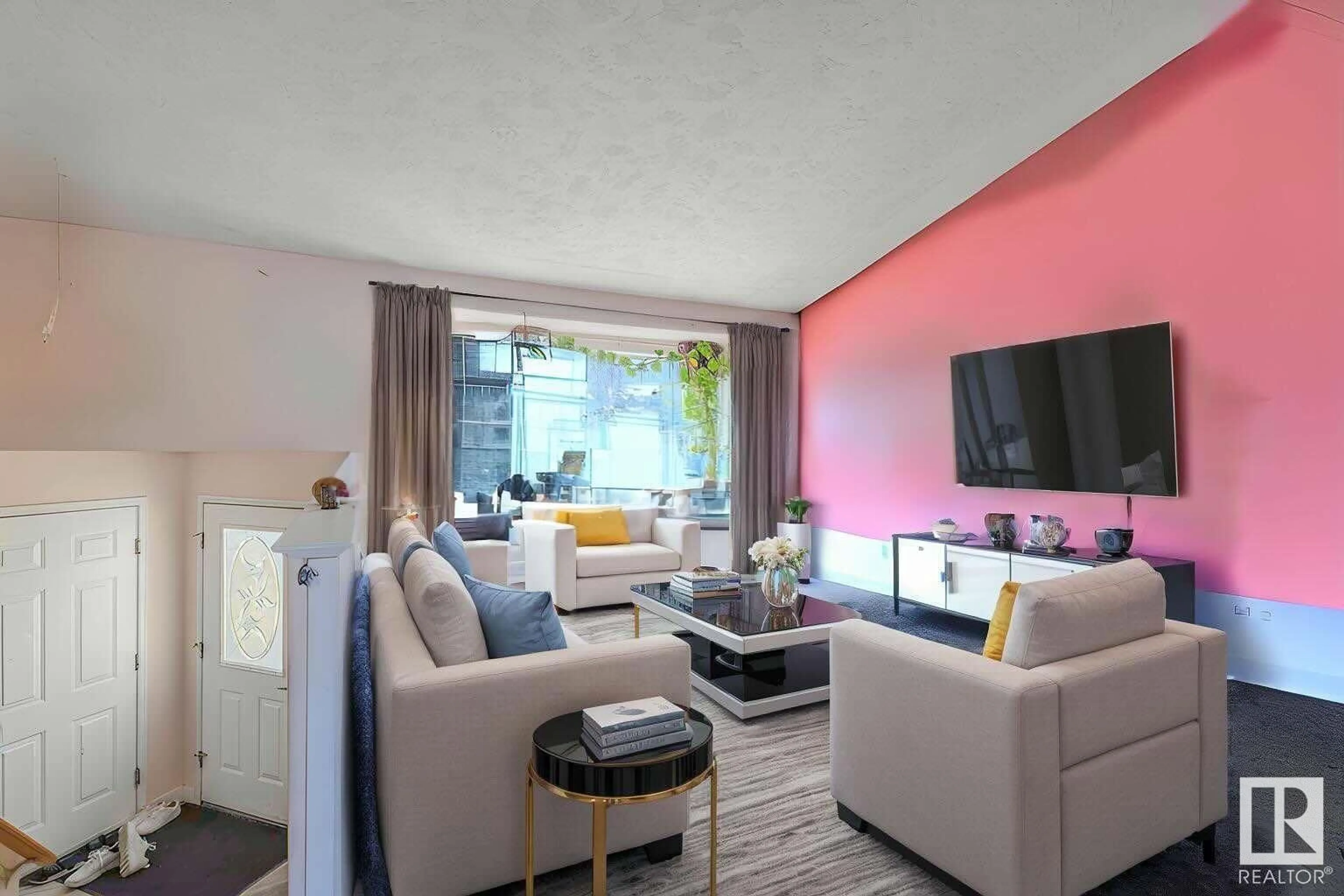 Living room with furniture, unknown for 536 WISEMAN LN, Edmonton Alberta T6T1N6