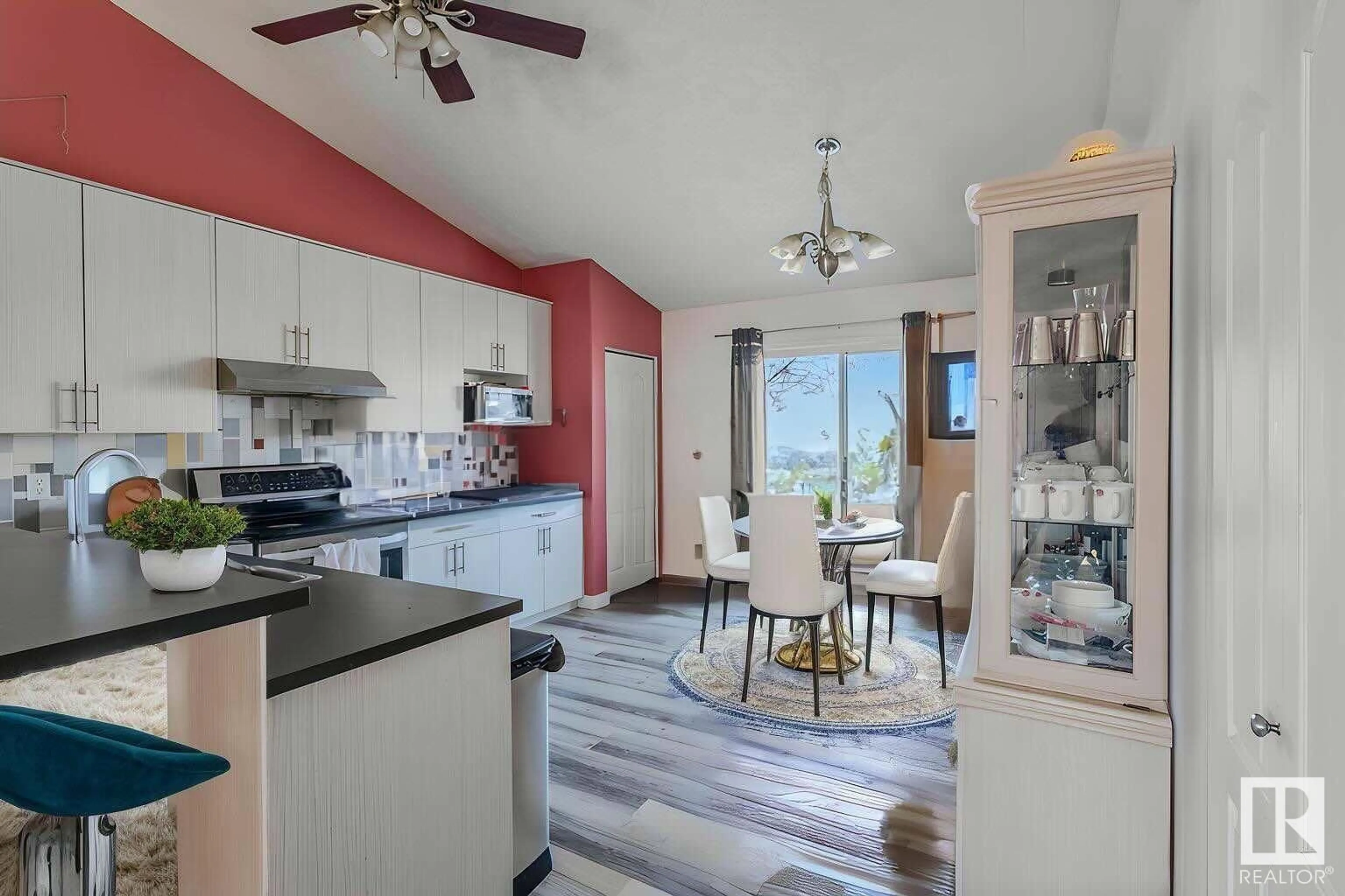 Open concept kitchen, ceramic/tile floor for 536 WISEMAN LN, Edmonton Alberta T6T1N6