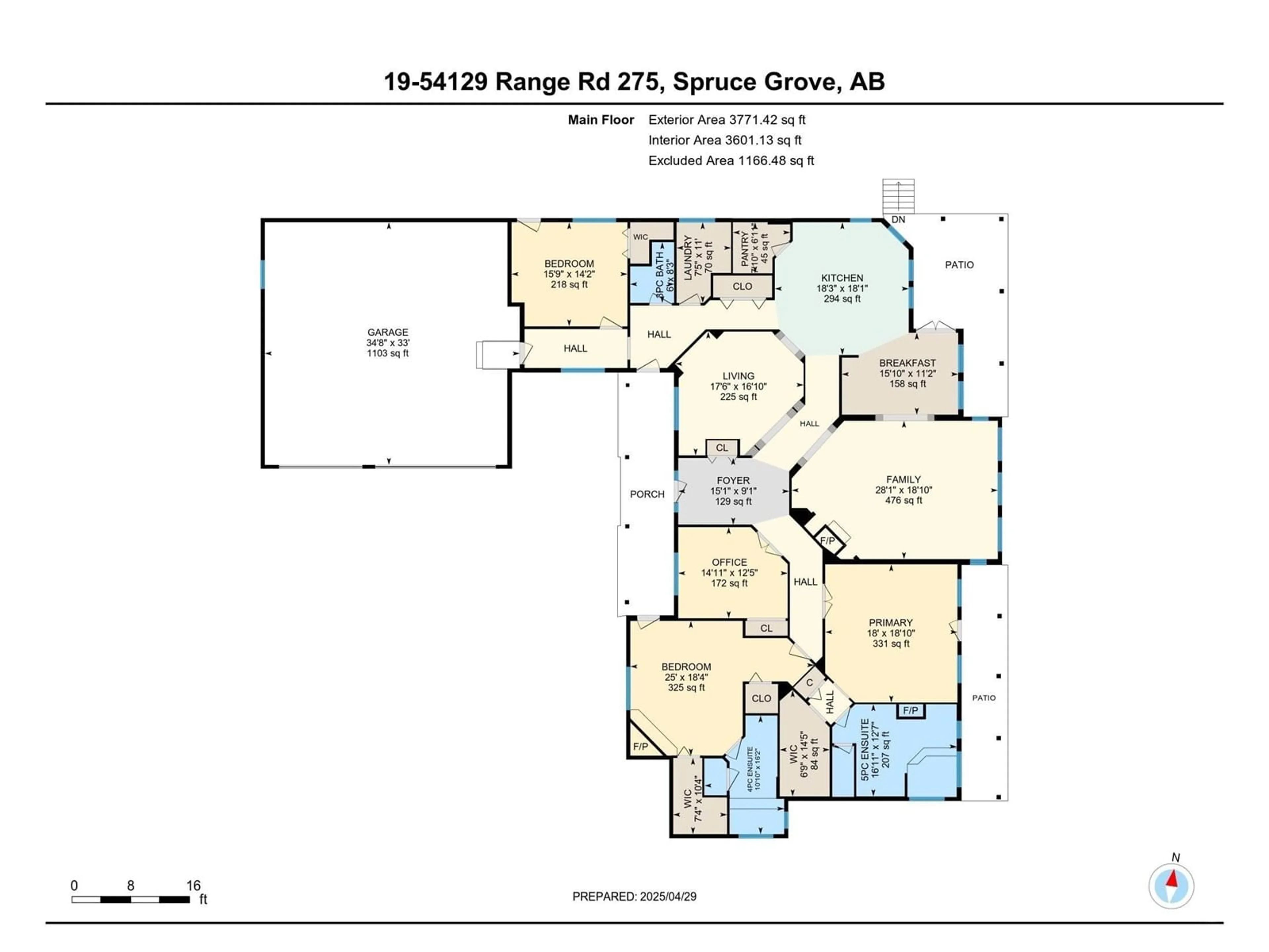 Floor plan for 54129 - 19 RGE ROAD 275, Rural Parkland County Alberta T7X3S4