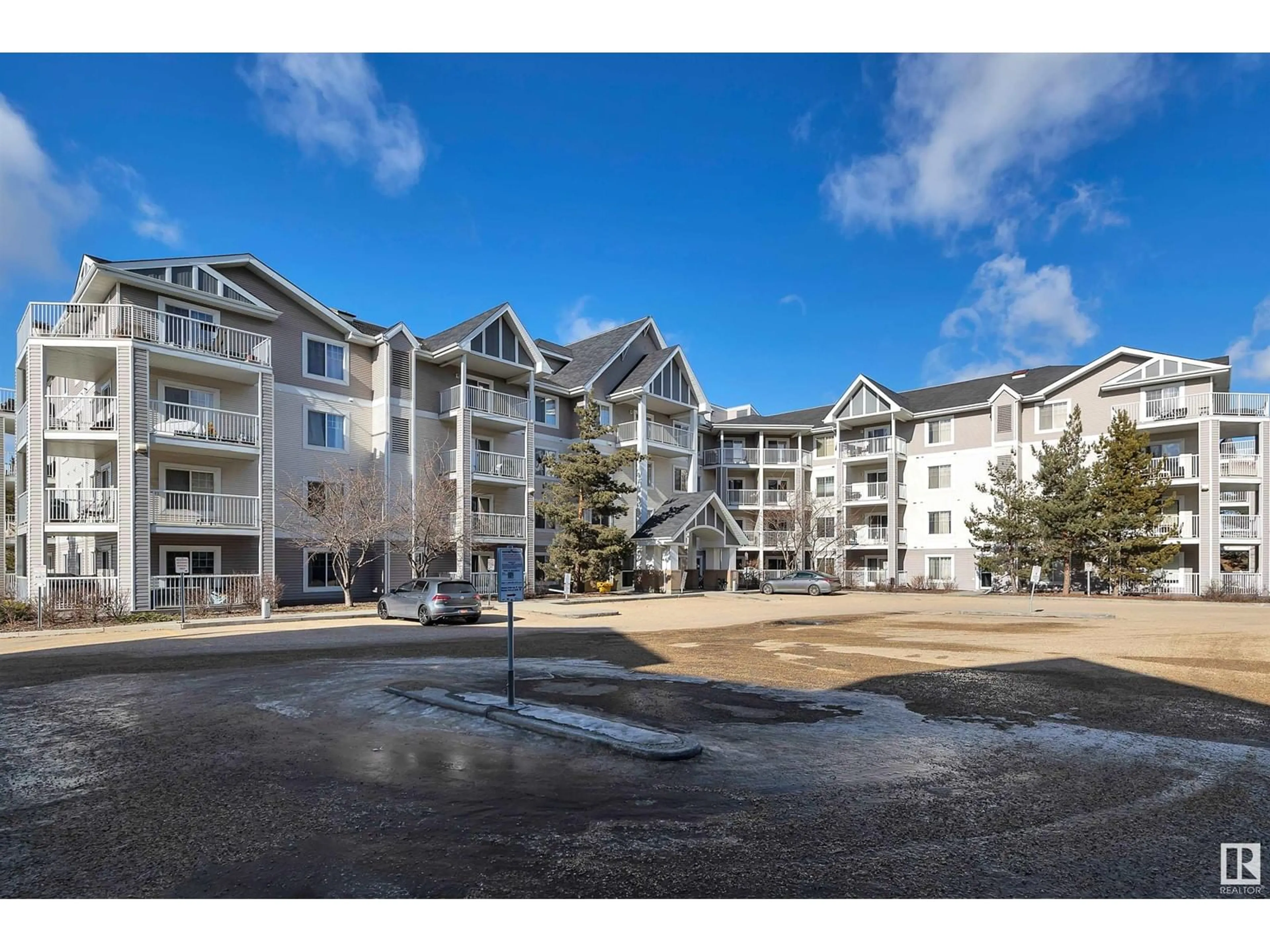 A pic from outside/outdoor area/front of a property/back of a property/a pic from drone, unknown for #312 - 4407 23 ST, Edmonton Alberta T6T0B6