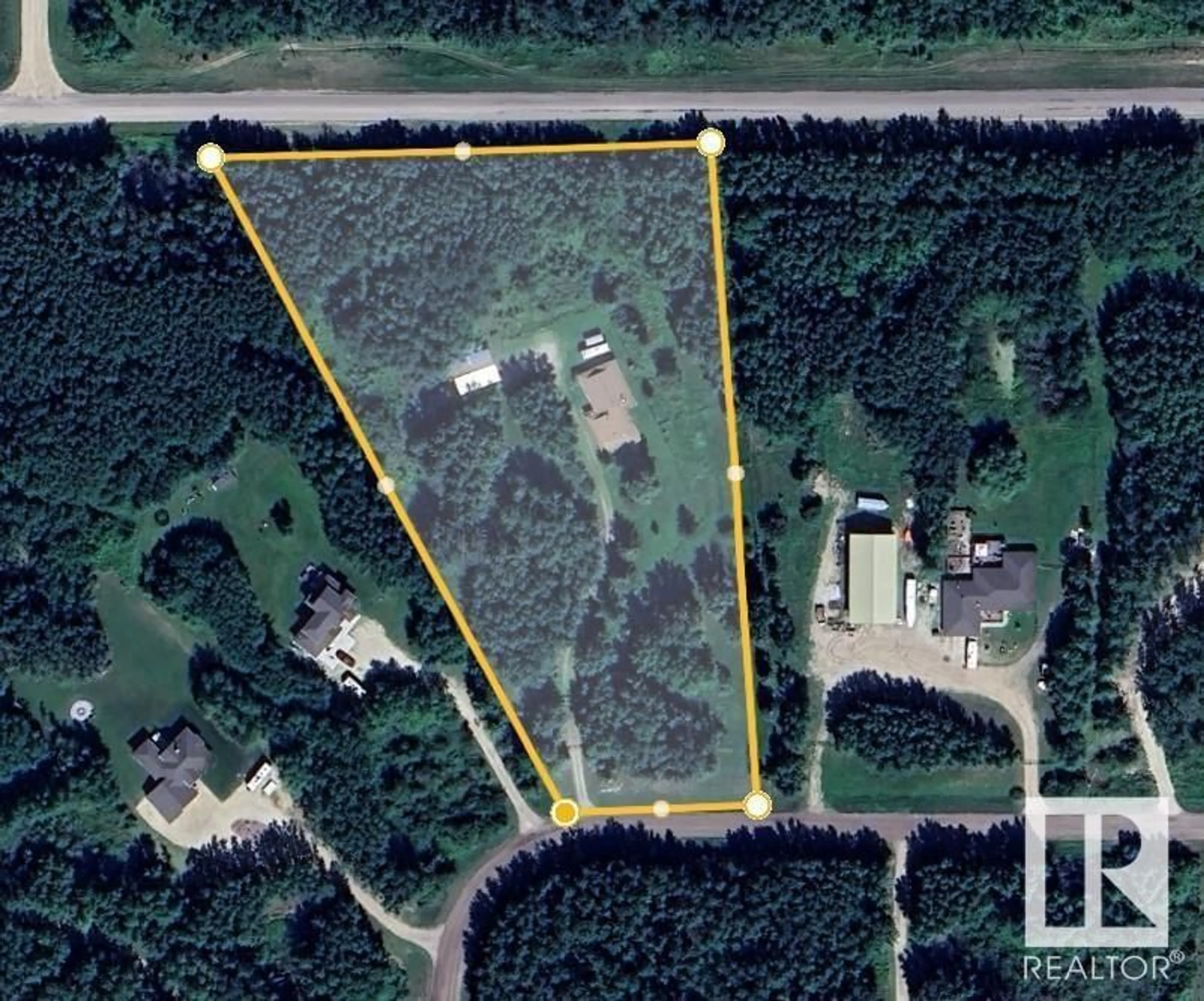 A pic from outside/outdoor area/front of a property/back of a property/a pic from drone, building for 53510 - 149 HWY 43, Rural Lac Ste. Anne County Alberta T7Z1V0