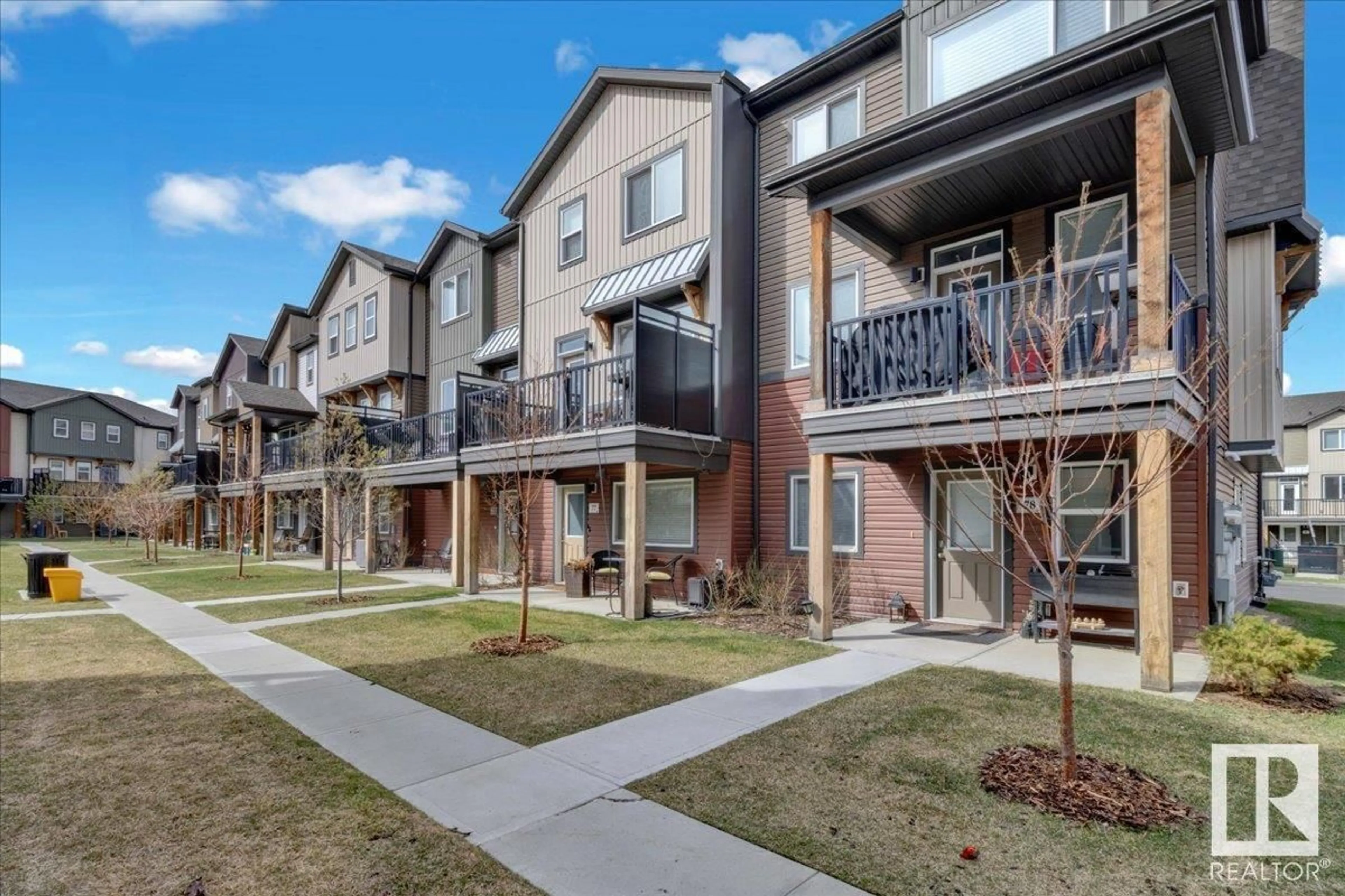 Patio, street for #78 - 16903 68 ST, Edmonton Alberta T5Z0K9