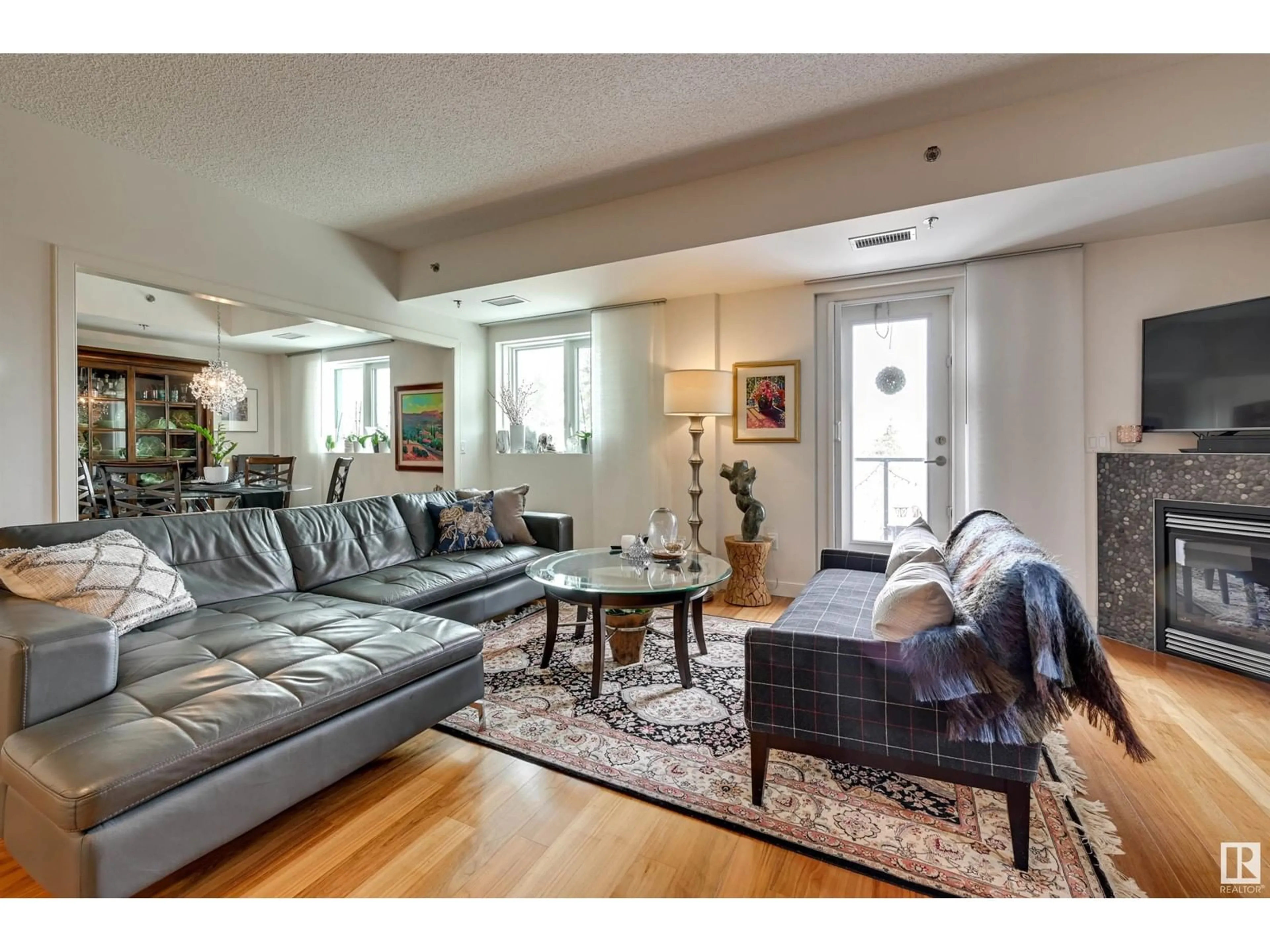Living room with furniture, unknown for #306 - 9316 82 AV, Edmonton Alberta T6C0Z6