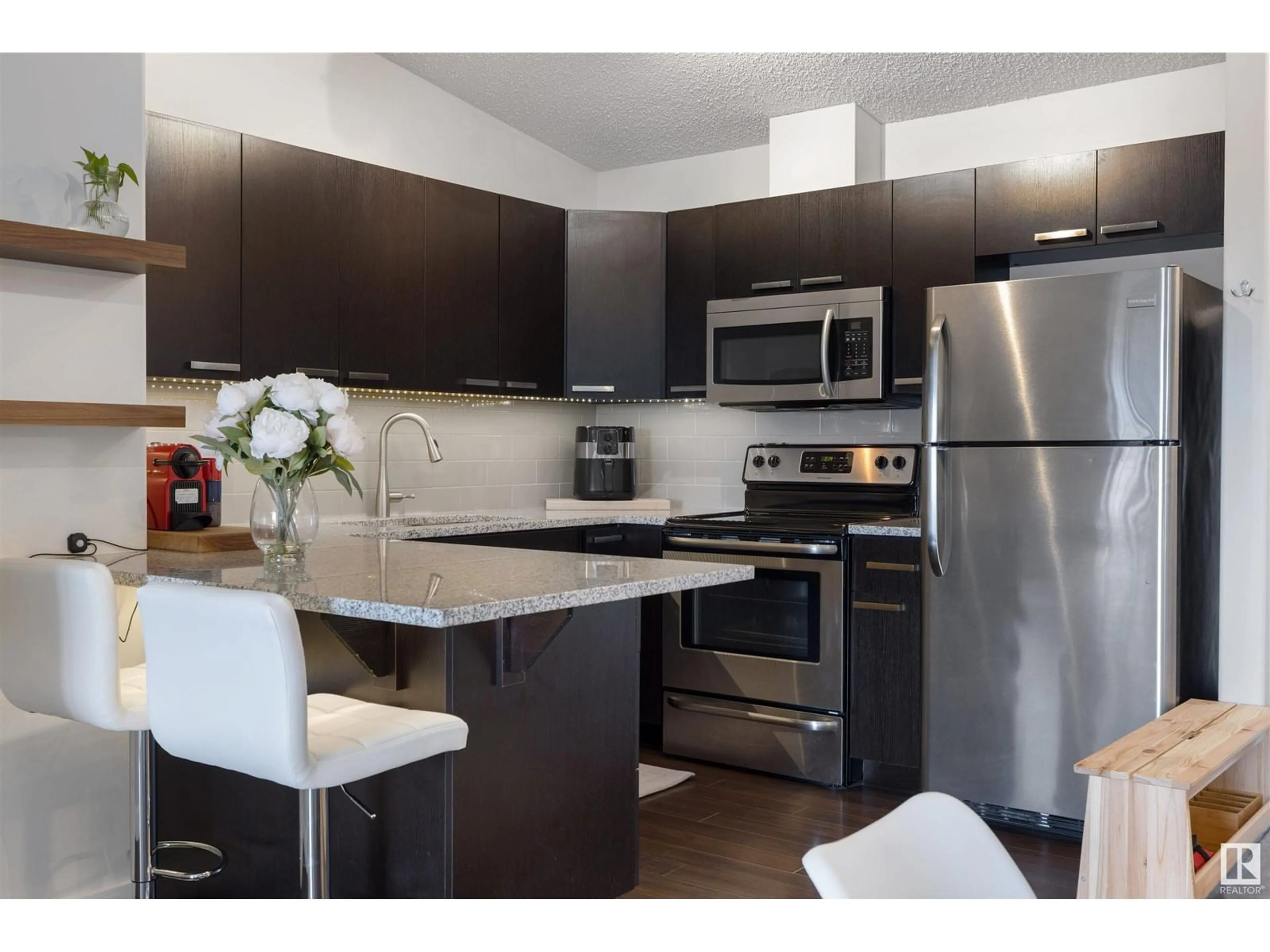 Standard kitchen, unknown for #408 - 14808 125 ST, Edmonton Alberta T5X0G1