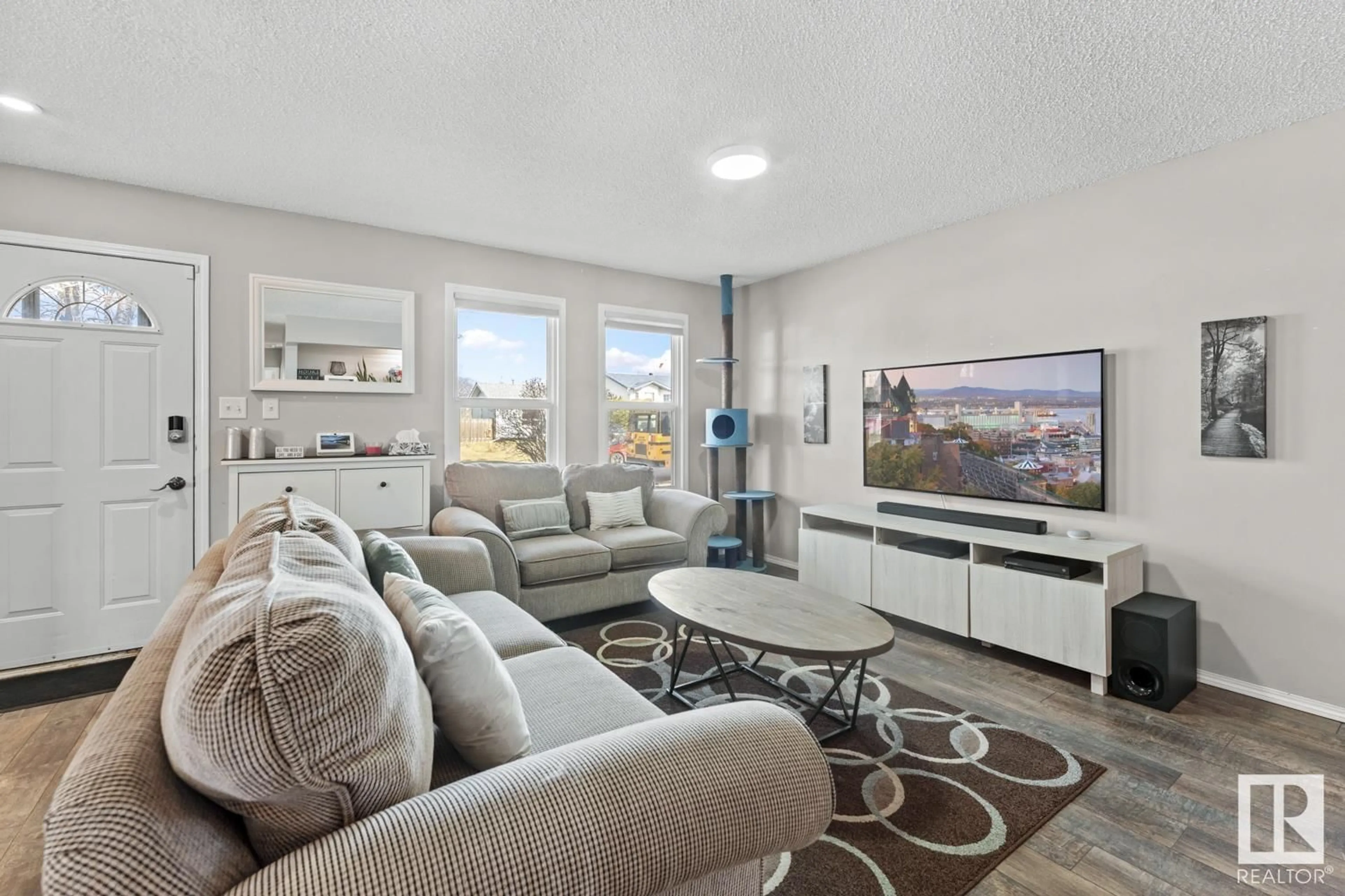 Living room with furniture, unknown for 1403 9 ST, Cold Lake Alberta T9M1J7