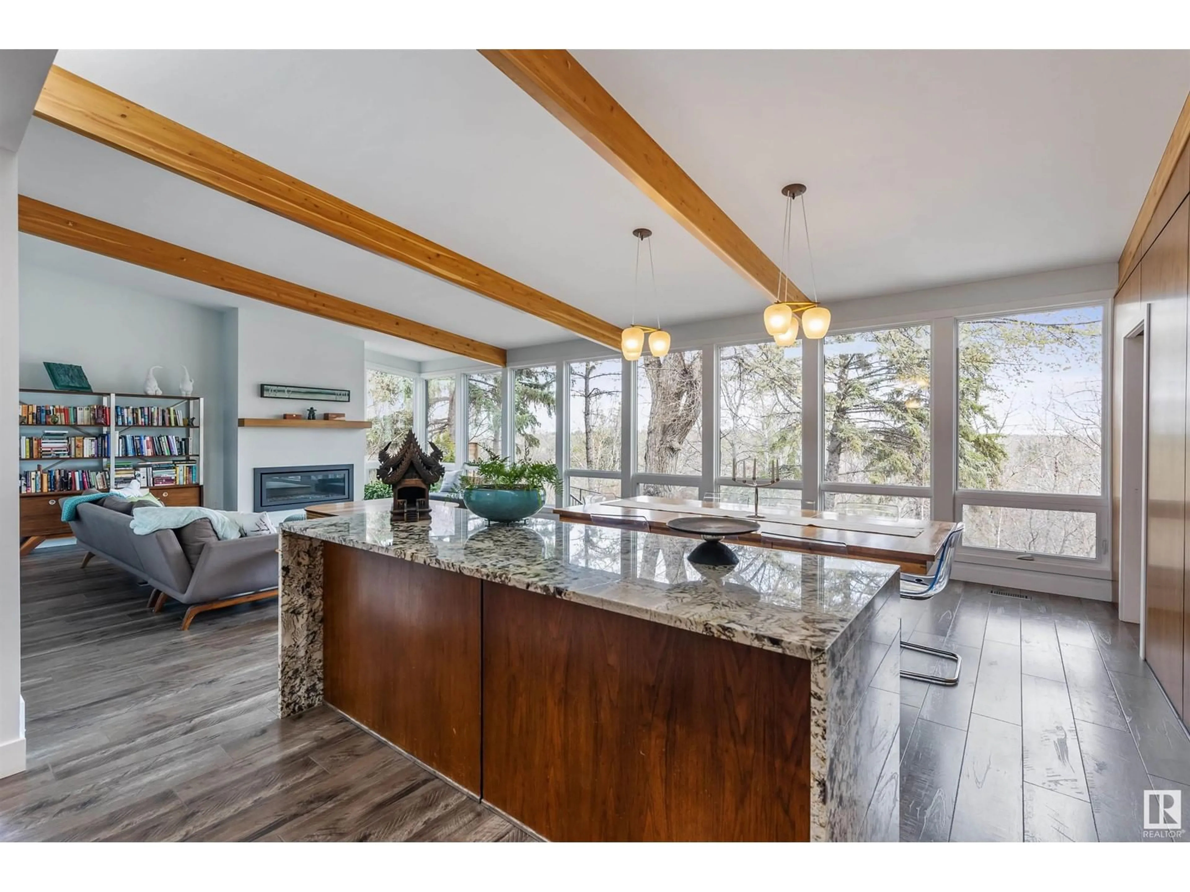 Open concept kitchen, unknown for NW - 13903 53 AV, Edmonton Alberta T6H0S9
