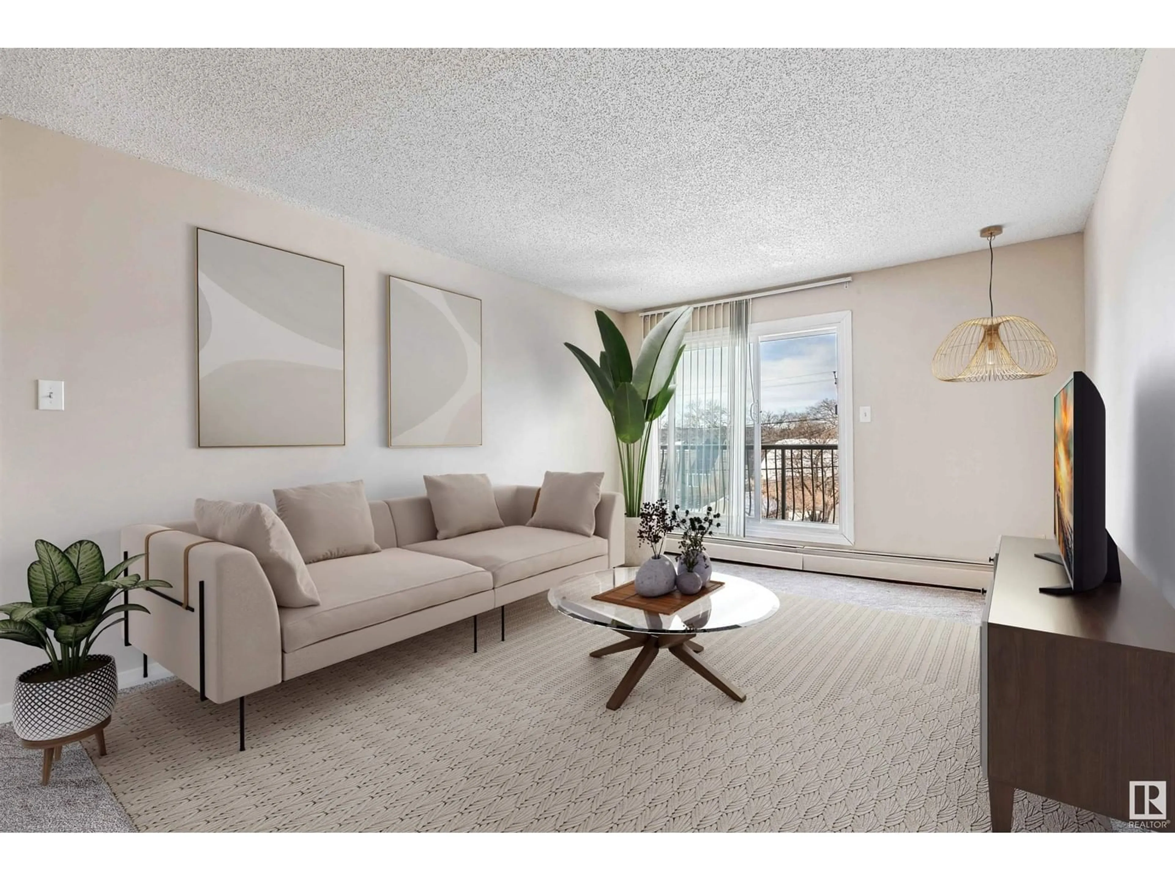 Living room with furniture, unknown for #308 - 10730 112 ST, Edmonton Alberta T5H3H1