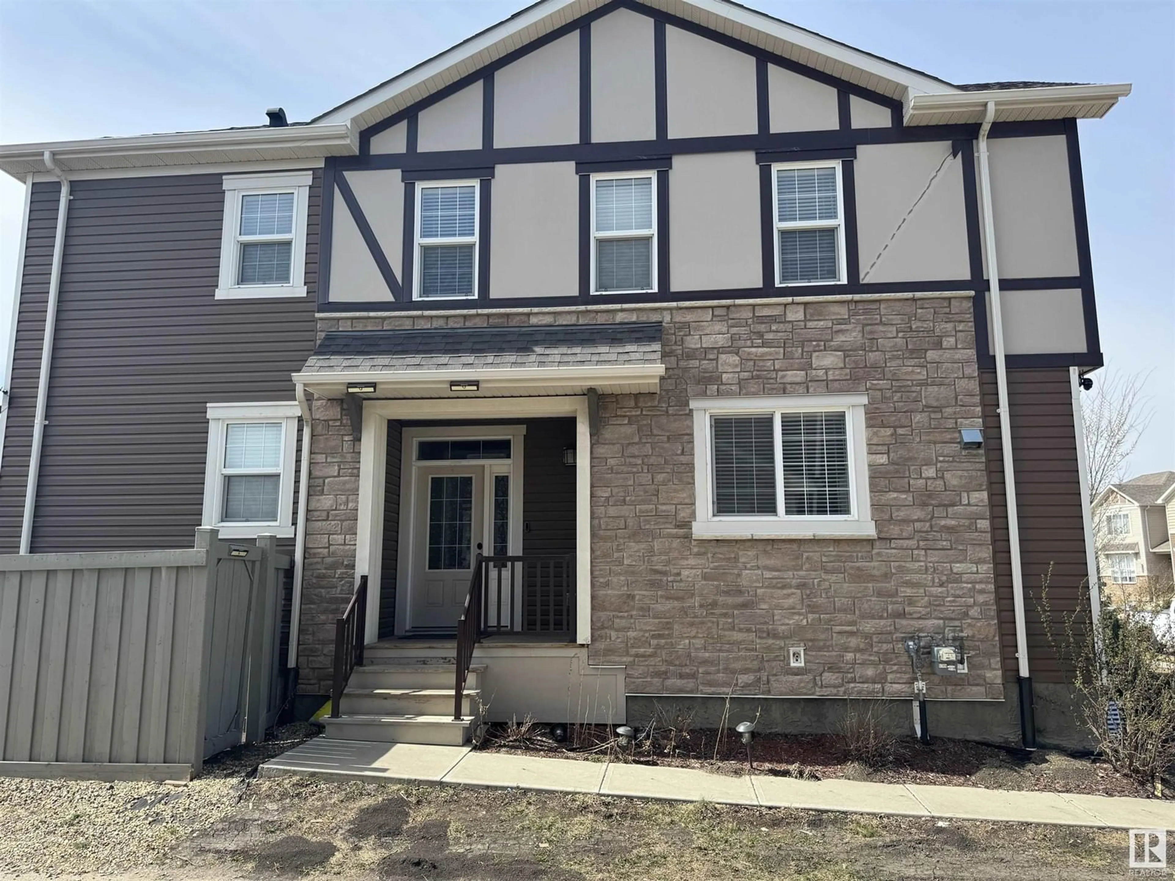 Home with vinyl exterior material, street for 8125 CHAPPELLE WY, Edmonton Alberta T6W3L7