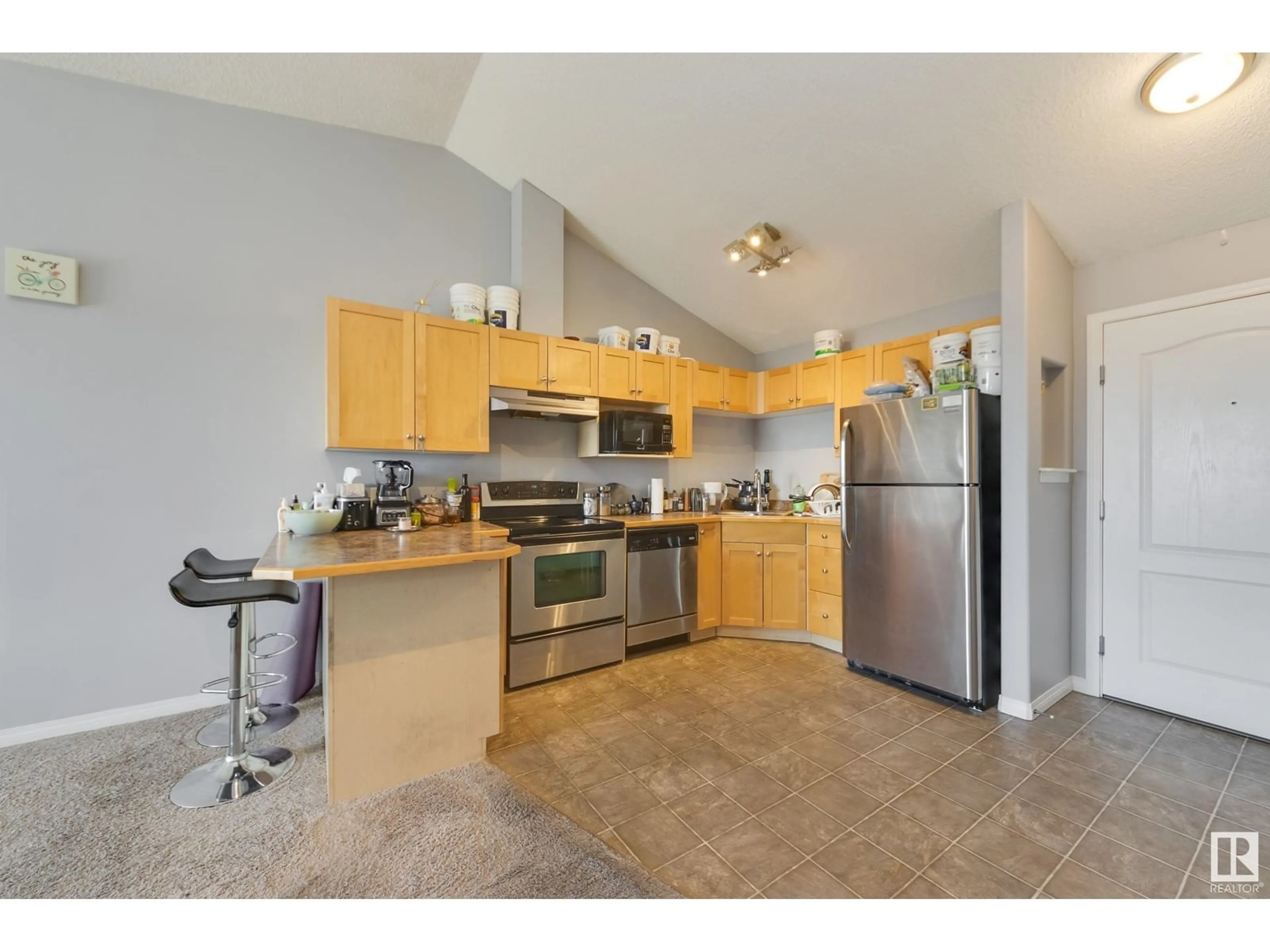 Standard kitchen, unknown for #408 - 3425 19 ST, Edmonton Alberta T6T2B5