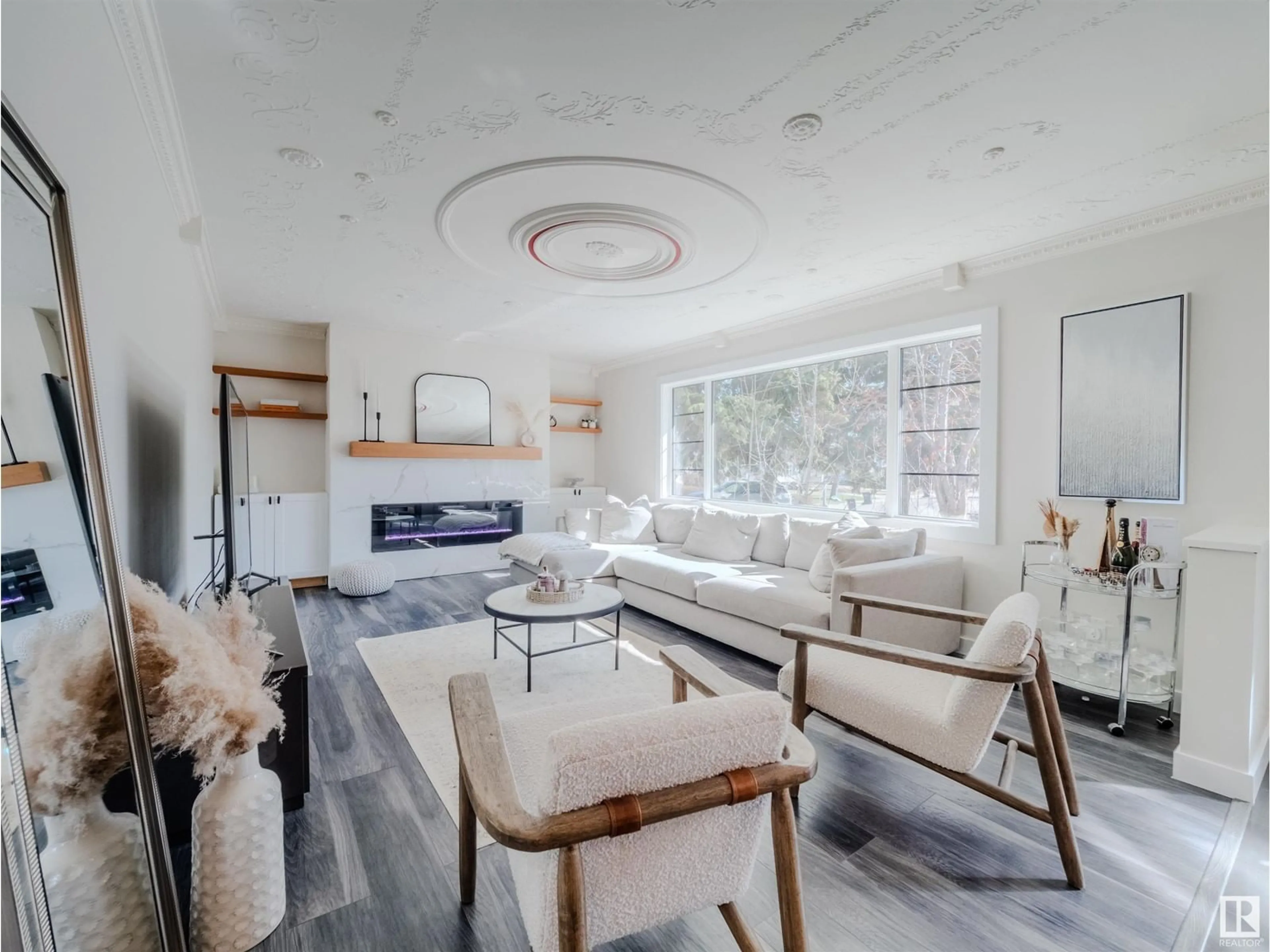 Living room with furniture, unknown for 6 PINE ST, Sherwood Park Alberta T8A1G5